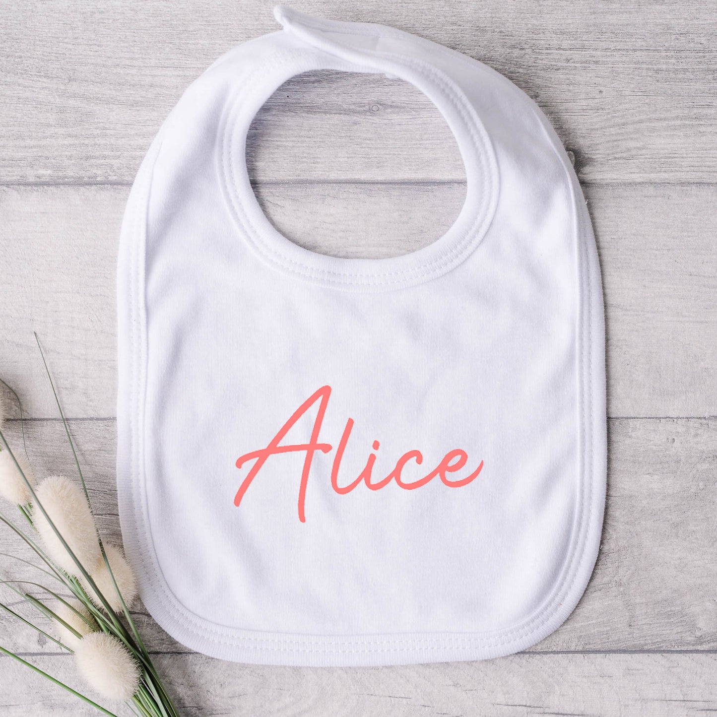 Bavoir pour bébé - NOM PERSONNALISÉ