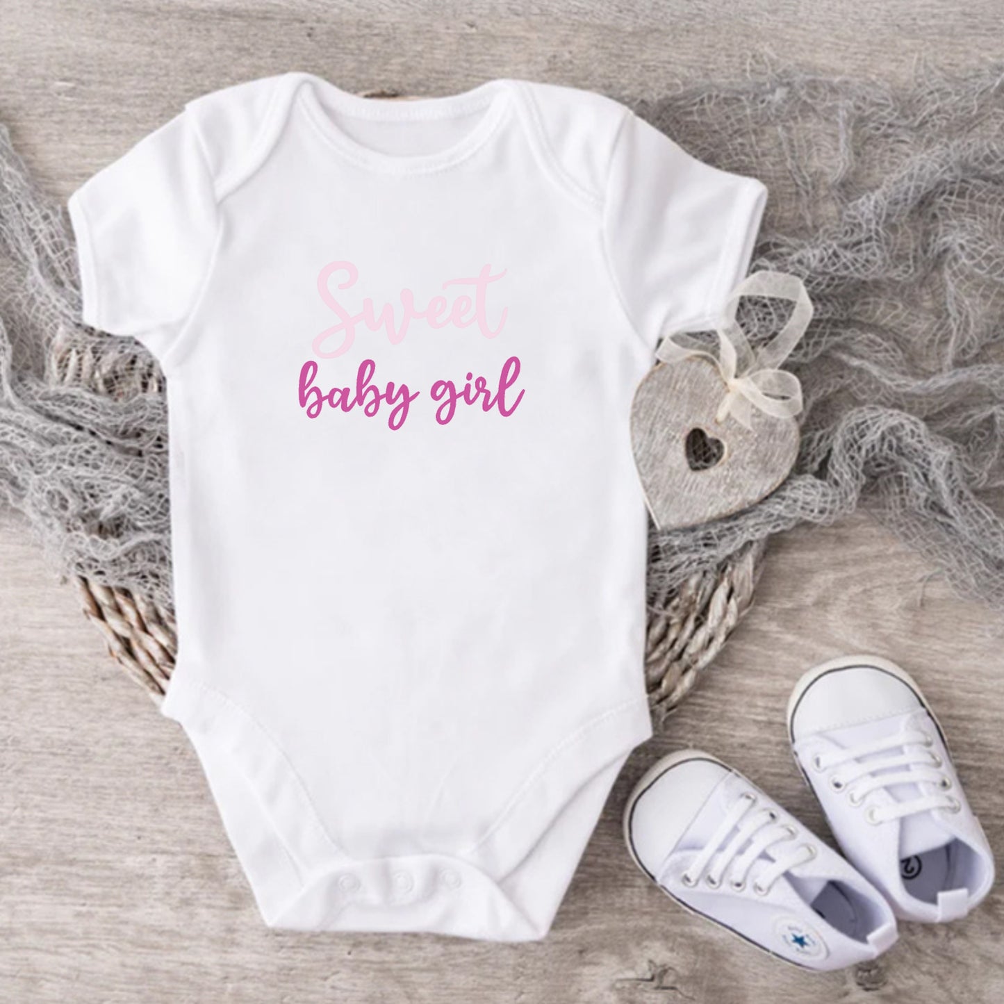 Cache-couche pour bébé - Sweet baby girl - V4