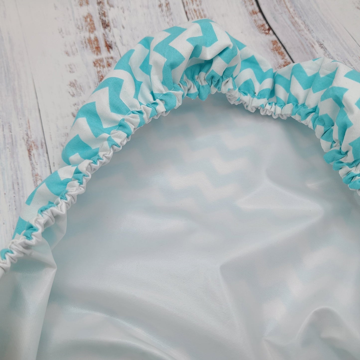 Couvre-Bols (housse) Réutilisables - Collection Chevron bleu pâle