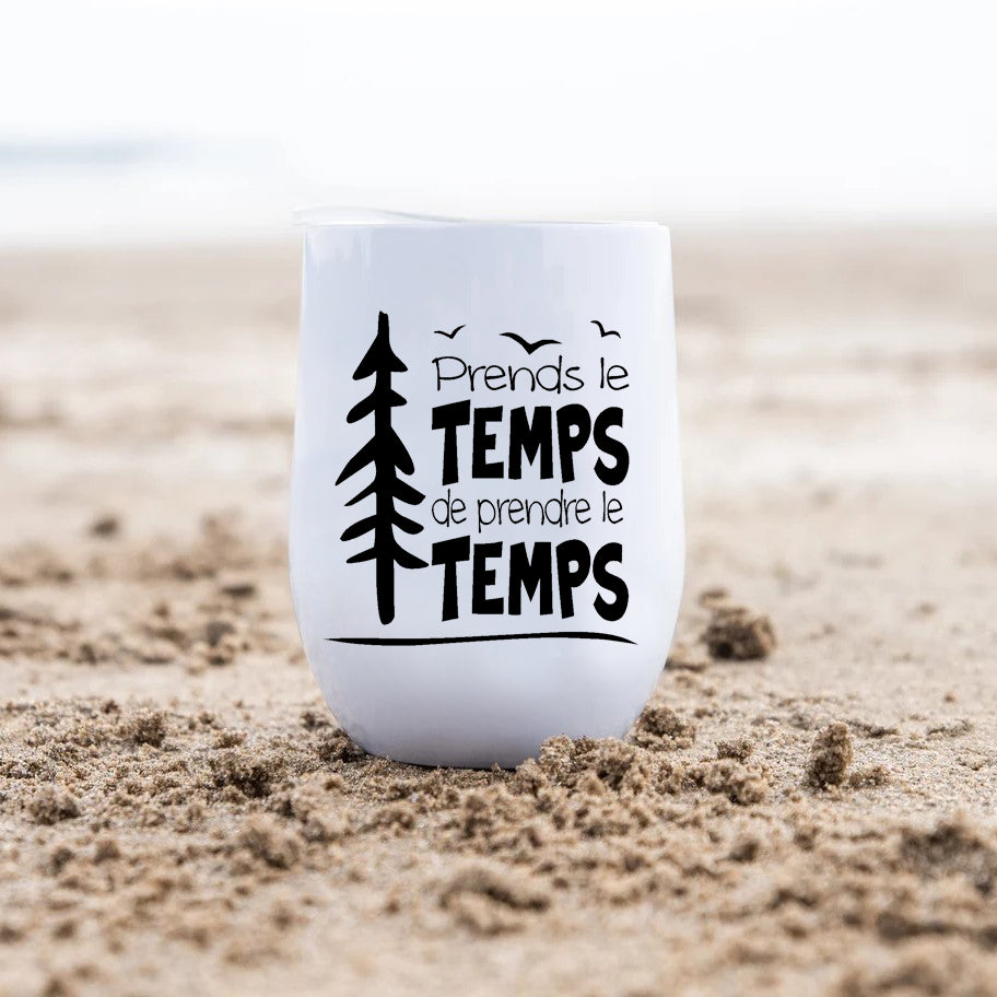 Décalque de vinyle - Prends le temps de prendre le temps
