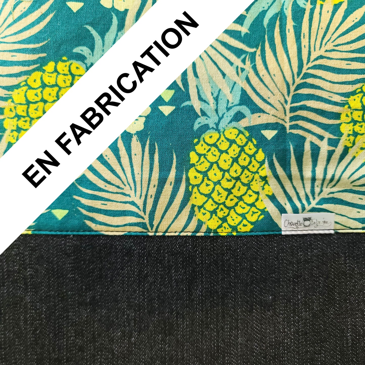 Trousse de voyage - Sac à cosmétiques/maquillage - Étui à crayons - Ananas Teal