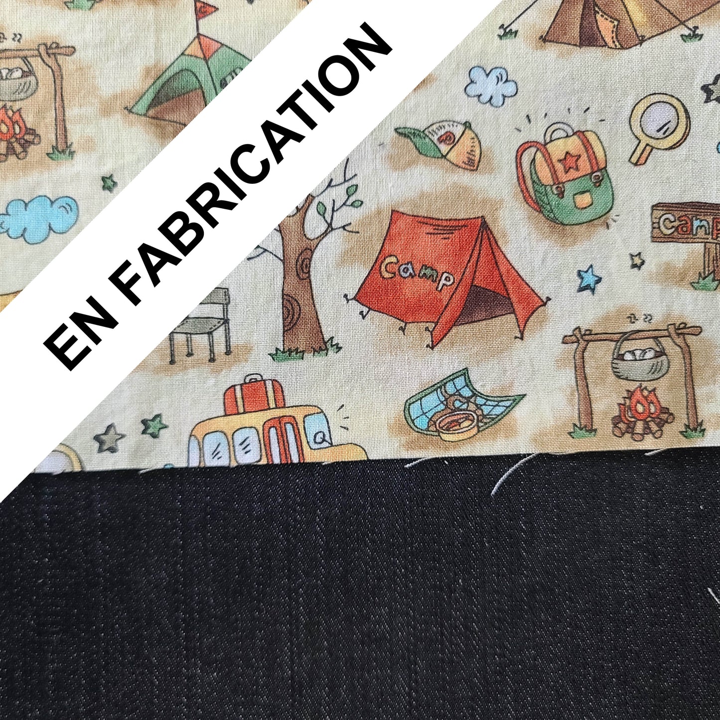 Trousse de voyage - Sac à cosmétiques/maquillage - Étui à crayons - Camping Explorateur Tente