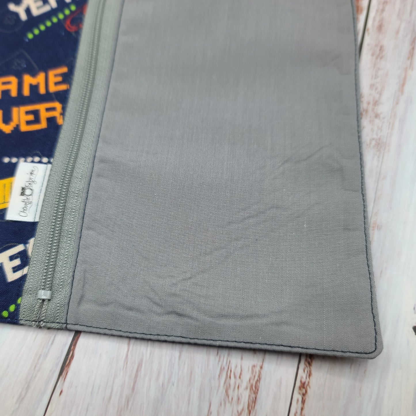 Napperon personnalise (Couleur d'impression au choix) - Gamer - Jeux vidéos - Game over - Pochette grise