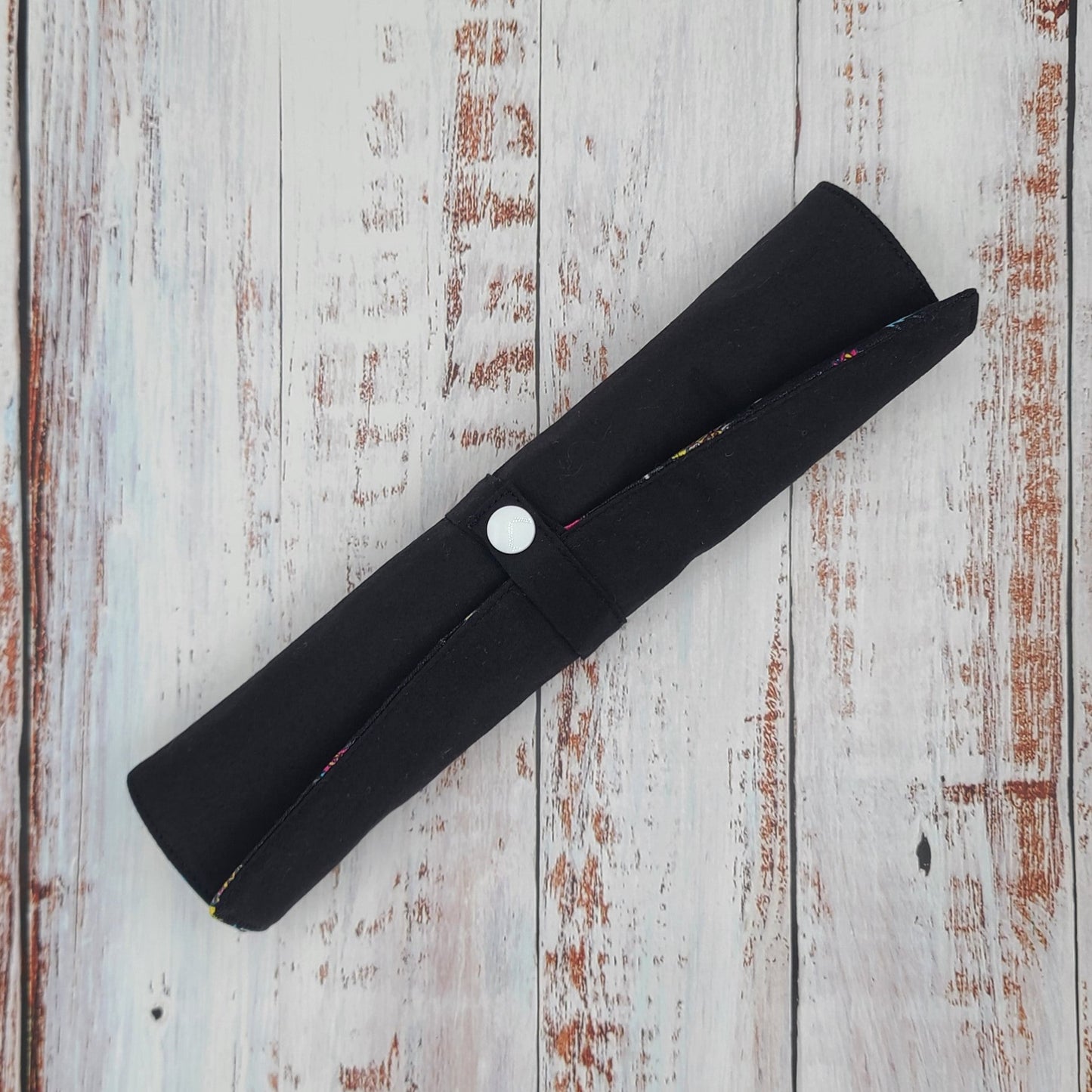 Napperon personnalise (Couleur d'impression au choix) - Superhéros - Pochette noire
