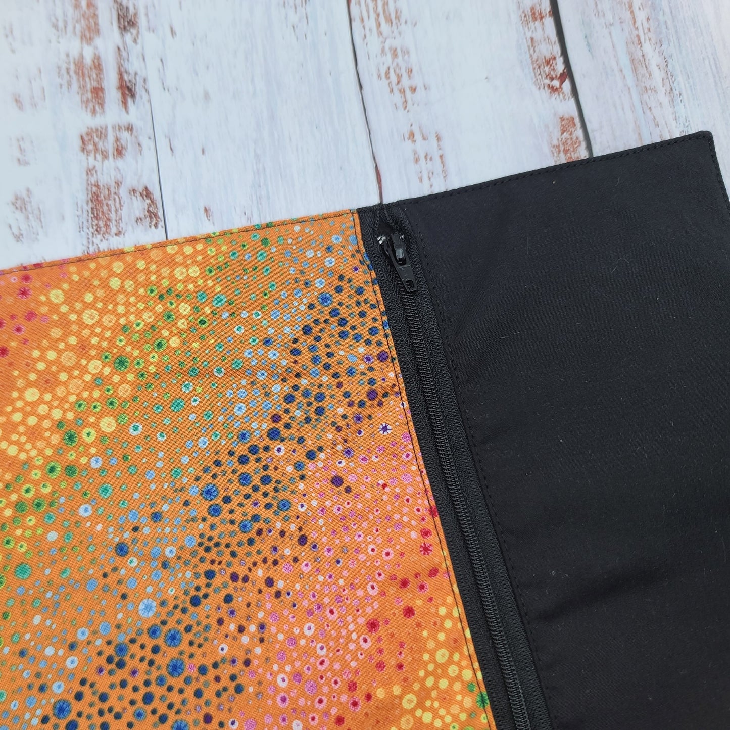Napperon personnalise (Couleur d'impression au choix) - Bulles multi couleurs - Pochette noire