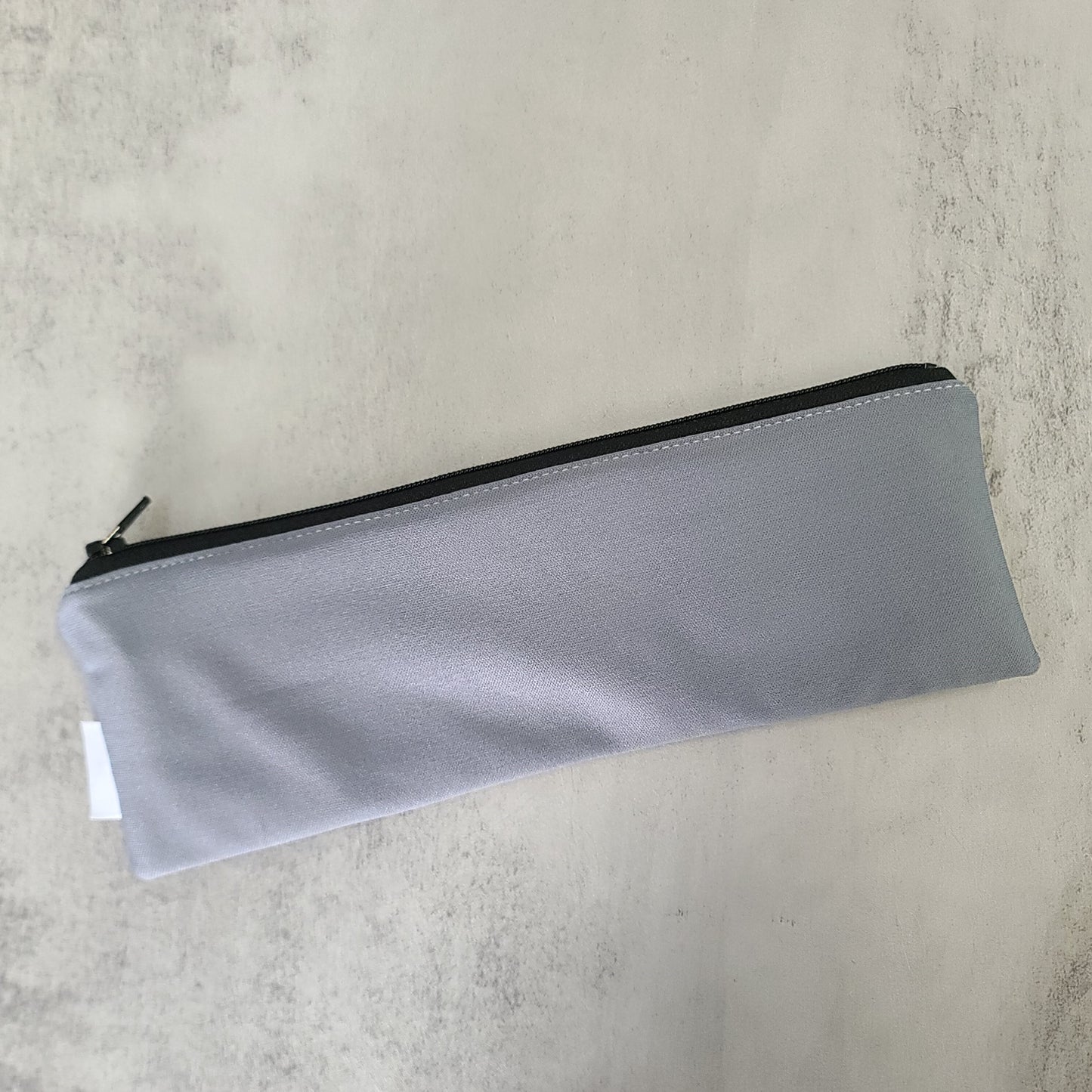 Pochette à ustensiles, brosse à dents, etc. - Sac réutilisable, lavable et imperméable - Grise