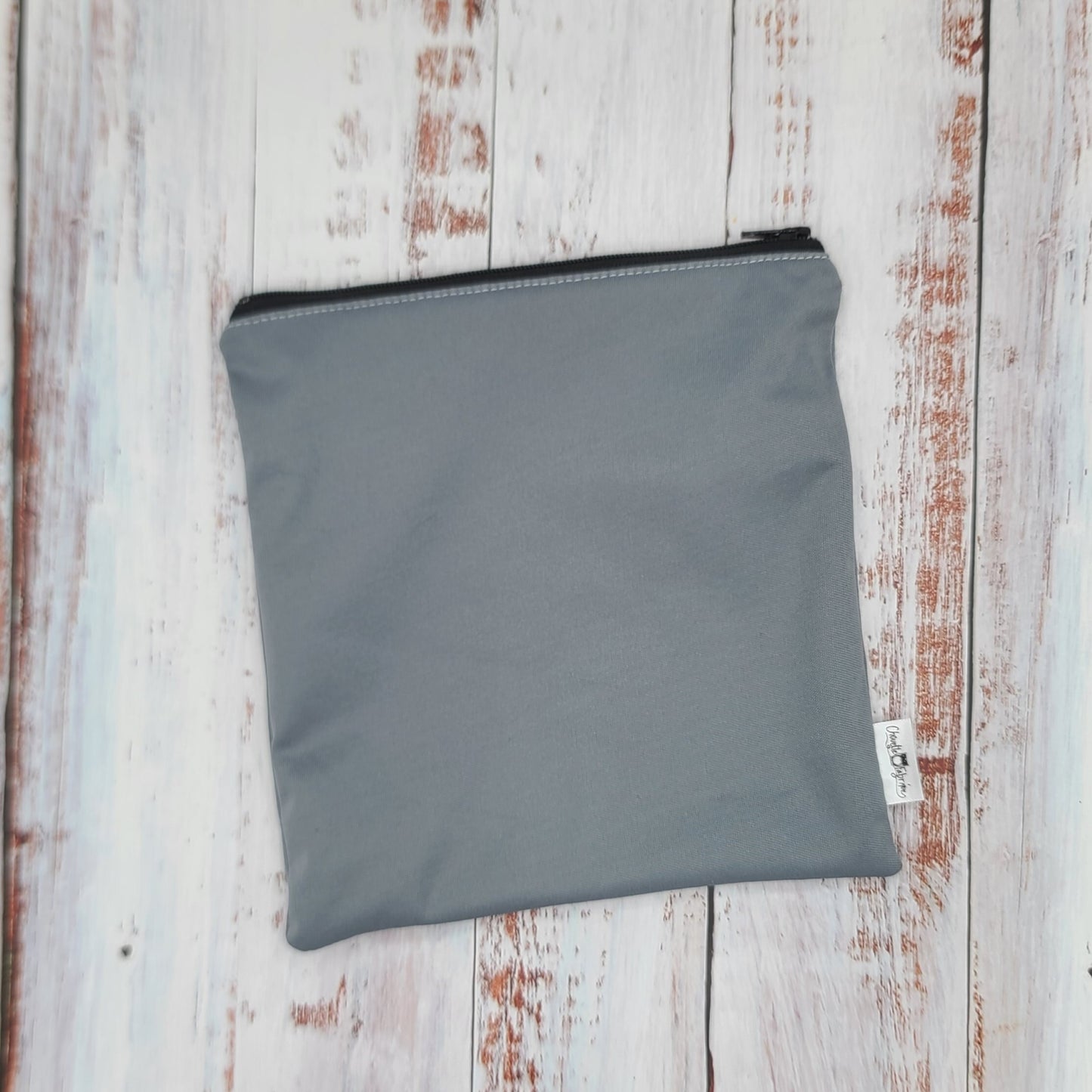 Sac réutilisable pour collation ou sandwich – Gris moyen