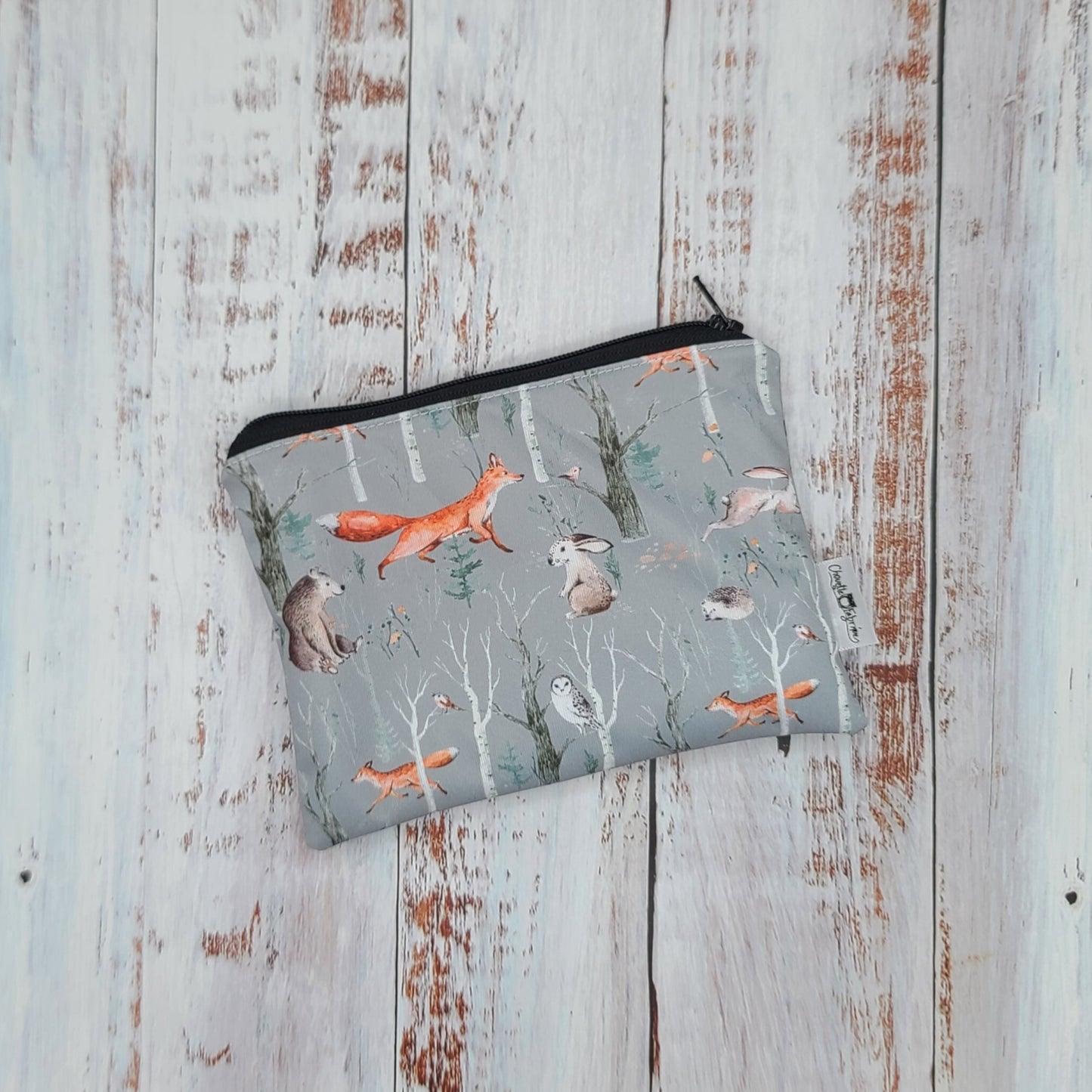 Sac réutilisable pour collation ou sandwich – Animaux - Renards, hérissons, ours, lièvres, hiboux et oiseaux