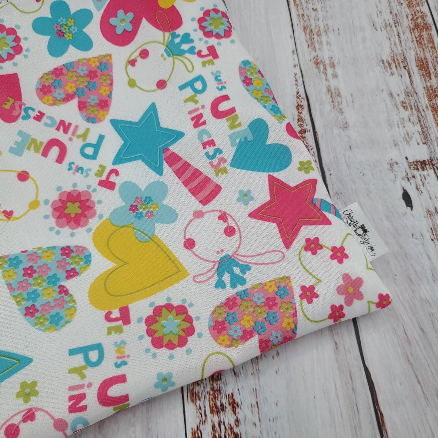 Sac réutilisable pour collation ou sandwich – Cœurs et étoiles