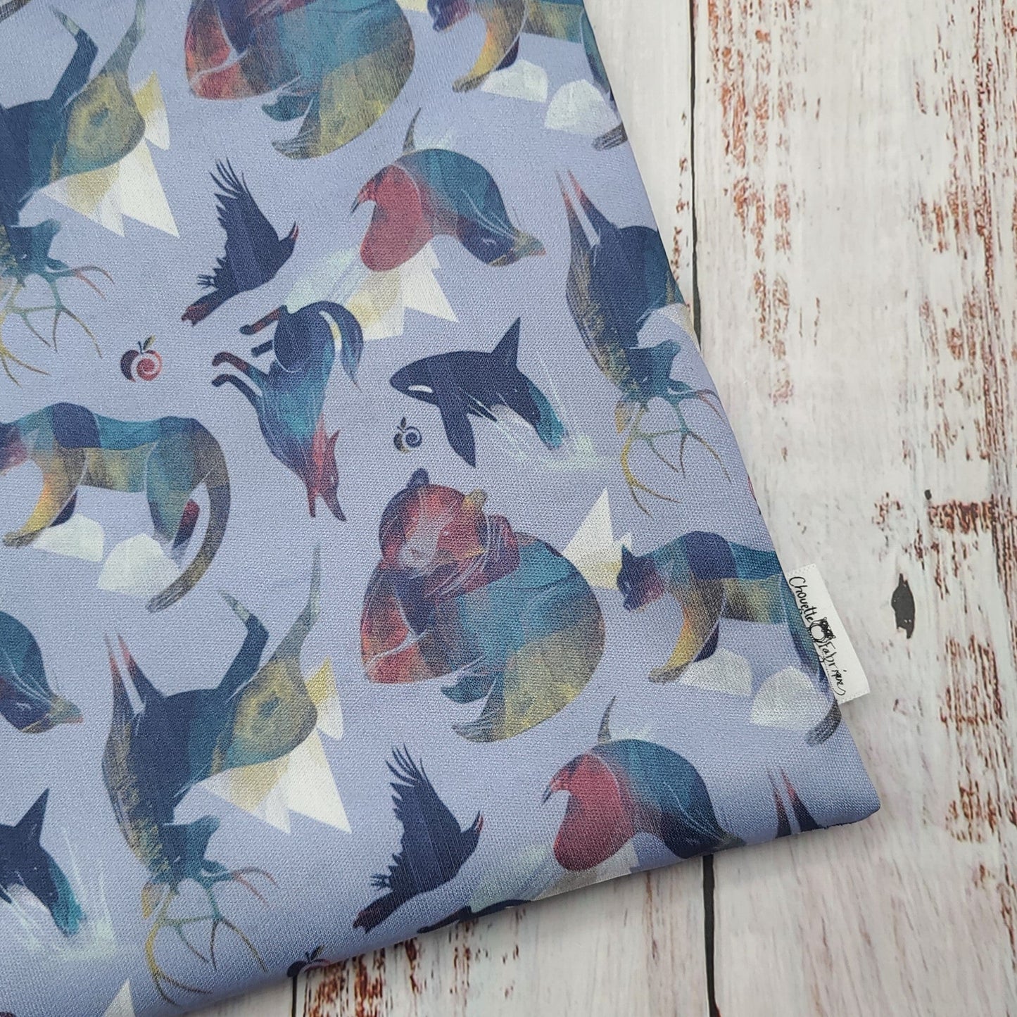 Sac réutilisable pour collation ou sandwich – Animaux - Ours, baleines et plus