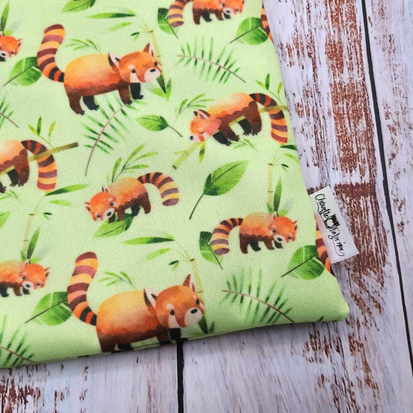 Sac réutilisable pour collation ou sandwich – Animaux - Pandas roux