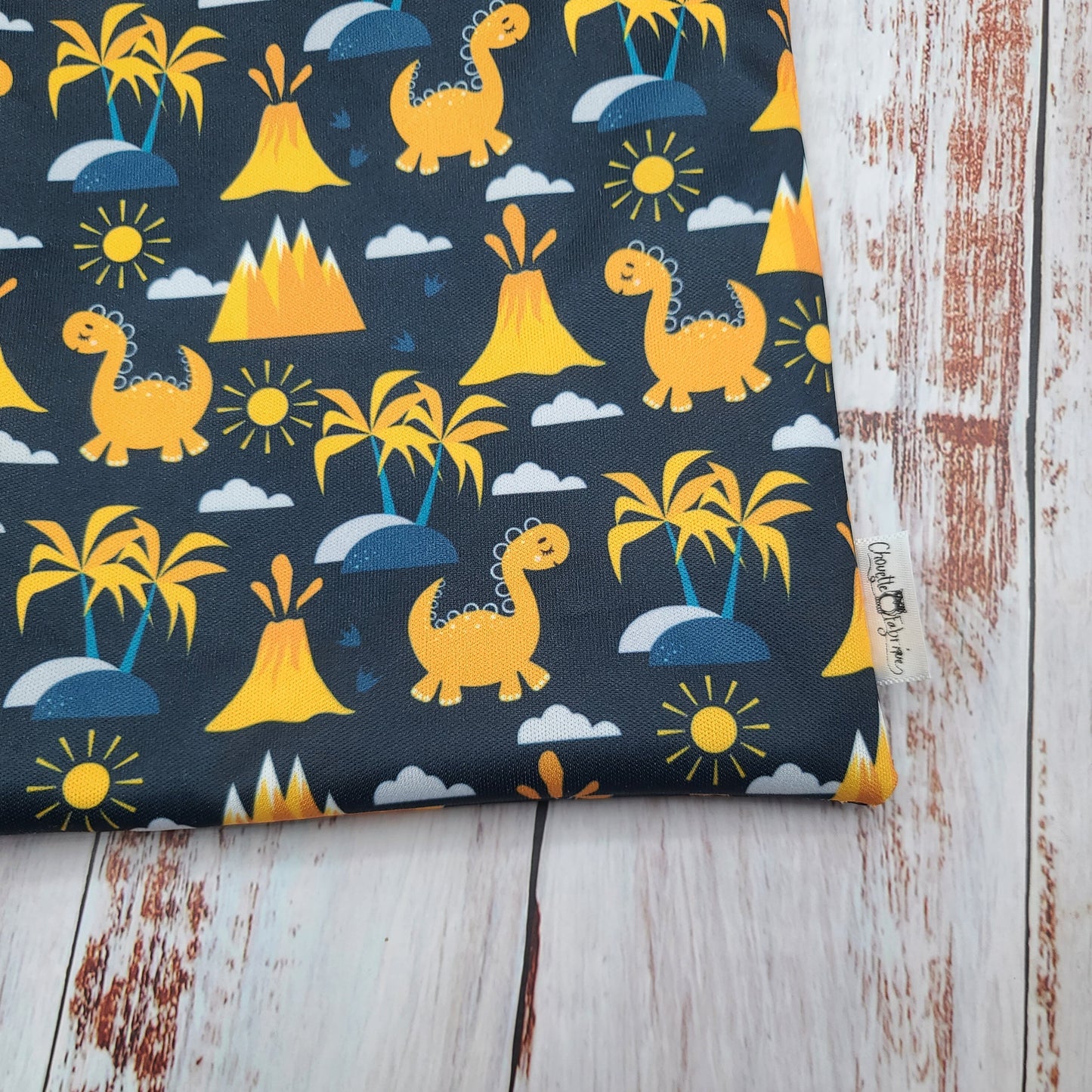Sac réutilisable pour collation ou sandwich – Animaux - Volcans & Dinosaures