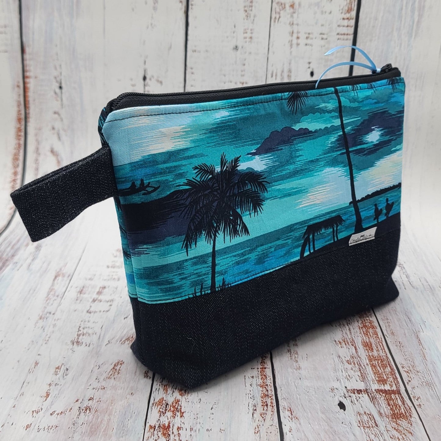 Trousse à cosmétiques - Maquillage - Sac de voyage - Étui à crayons - Surf & Palmiers