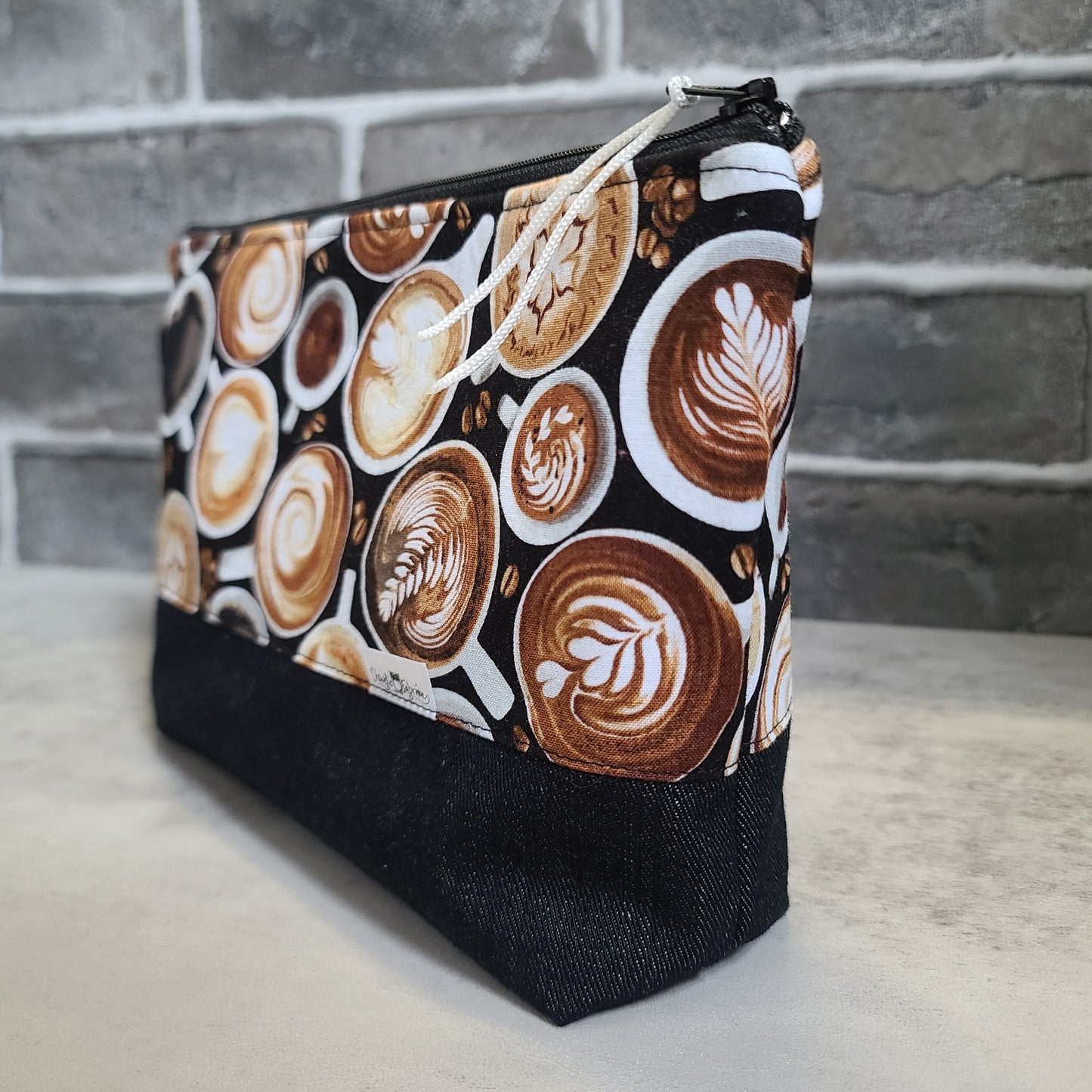 Trousse de voyage - Sac à cosmétiques/maquillage - Étui à crayons - Latte/Café