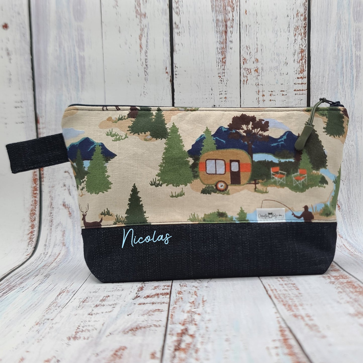 Trousse de voyage - Sac à cosmétiques/maquillage - Étui à crayons - Camping & Pêche en nature