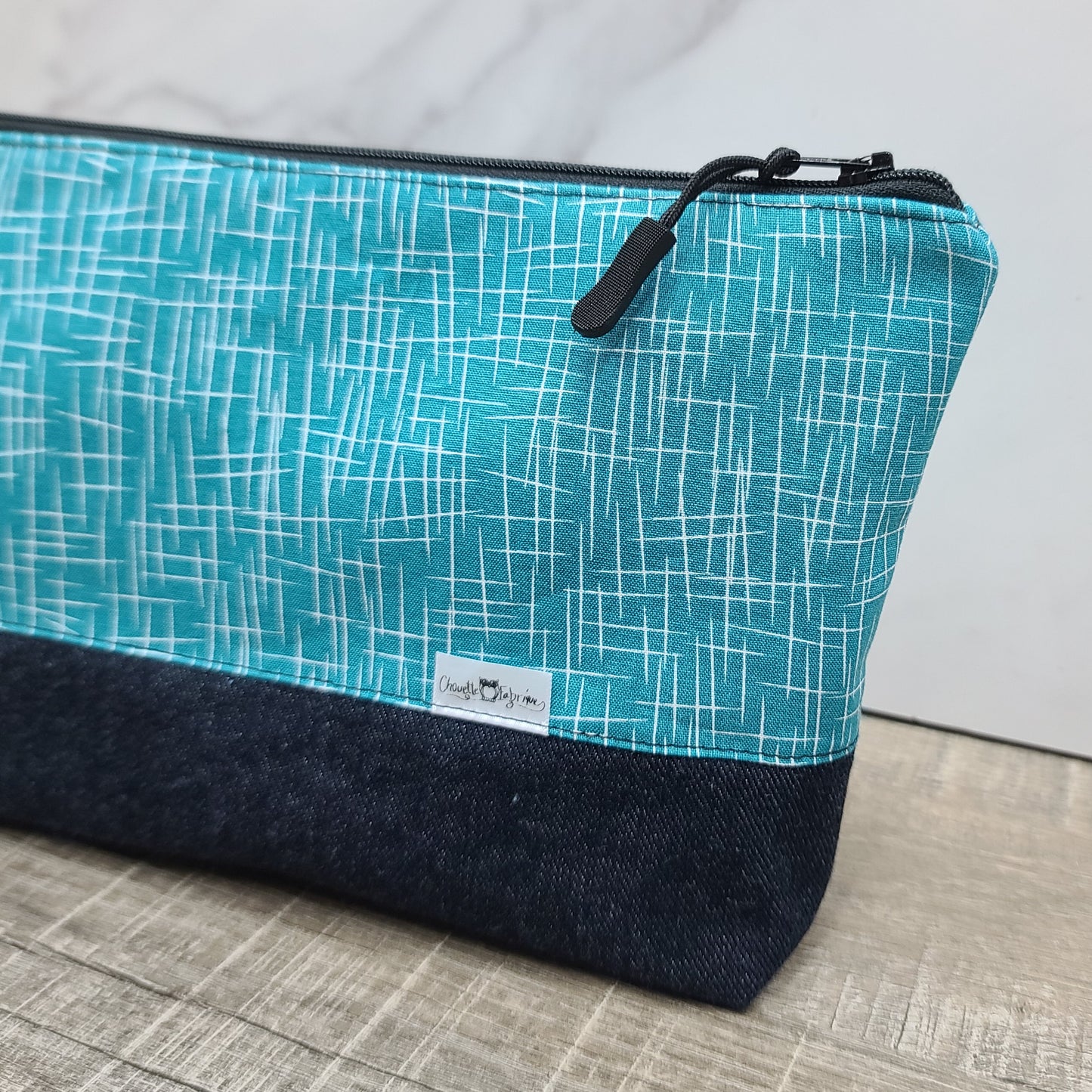 Trousse de voyage - Sac à cosmétiques/maquillage - Étui à crayons - Bâtonnets/Sticks Teal