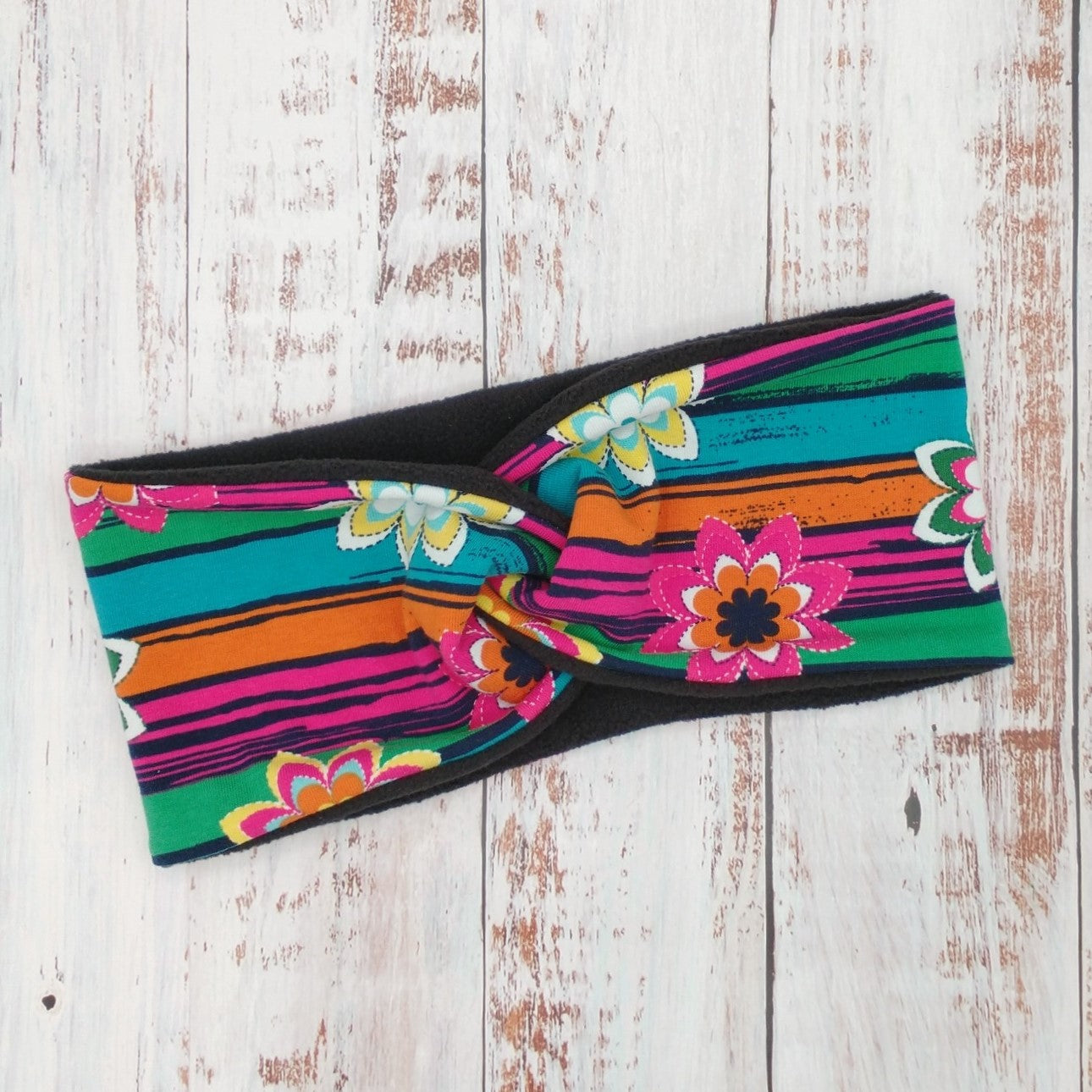 Bandeau (POLAR) - ENFANT - Printemps/Automne/Hiver – Lignes Couleurs et Fleurs