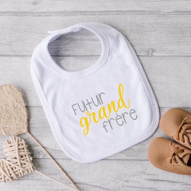 Bavoir pour bébé - Futur grand frère