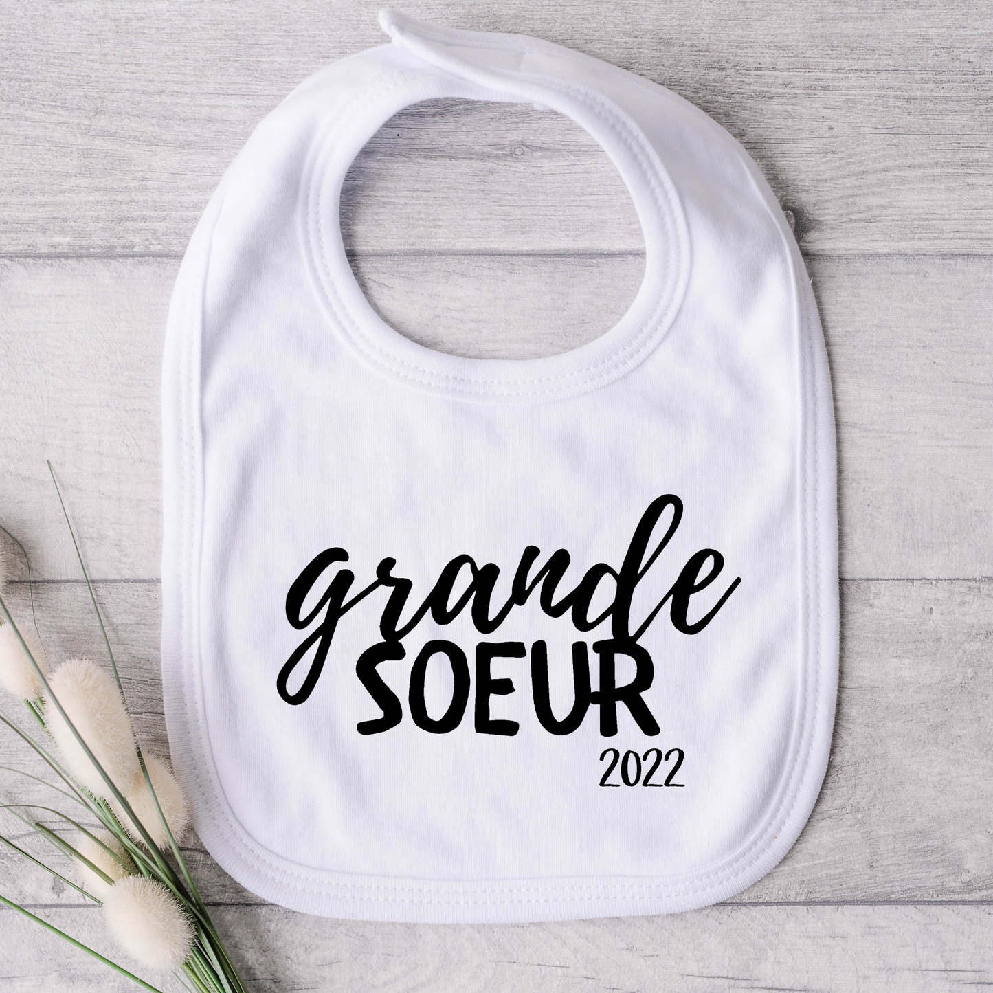 Bavoir pour bébé - Grandeur soeur