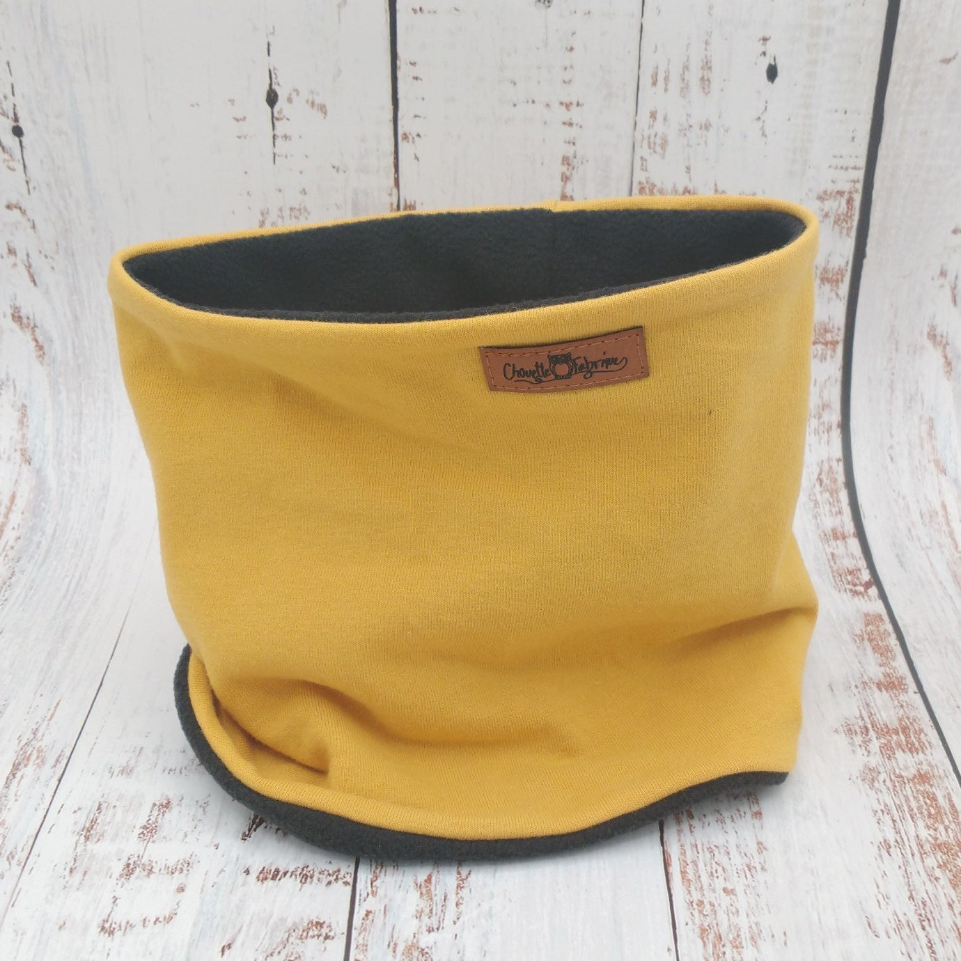 ENFANT - Cache-Cou (POLAR) Hiver – Moutarde