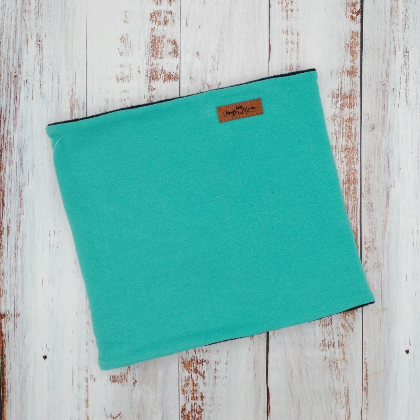 ENFANT - Cache-Cou (JERSEY) Printemps/Automne – Turquoise