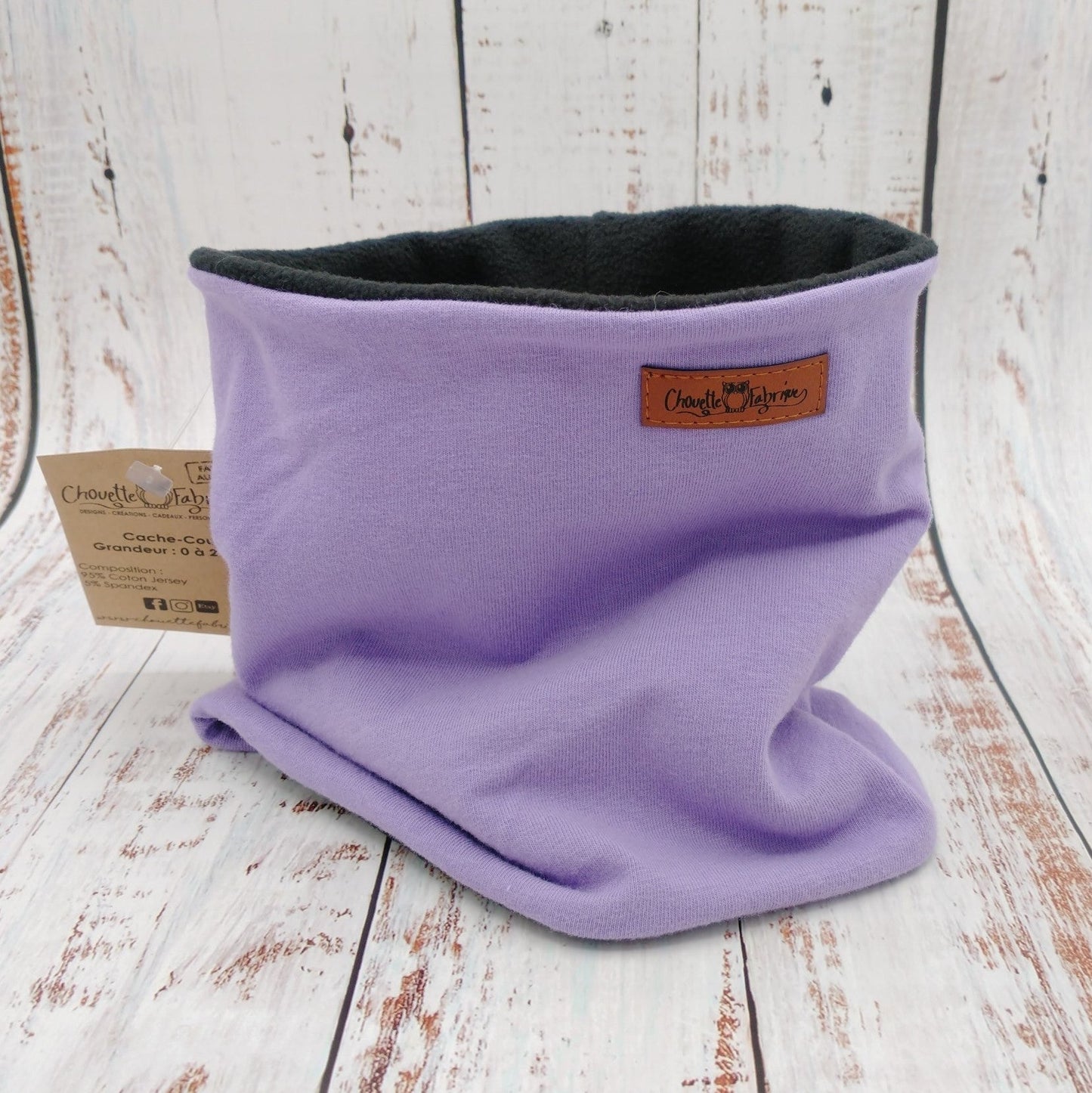 Cache-Cou (POLAR) Hiver – Lilas