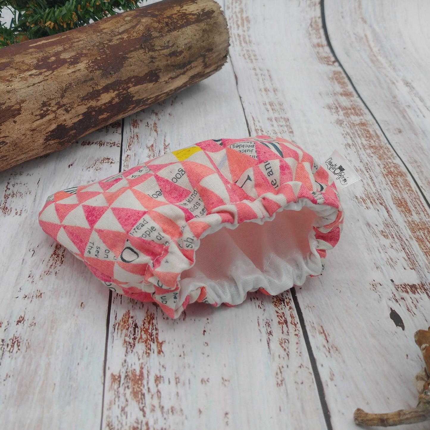 Protège fromage / Couvre fromage Réutilisable - Remplace pellicule de plastique – Collection Journal Corail