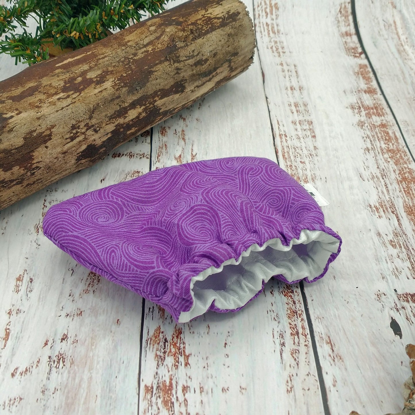 Protège fromage / Couvre fromage Réutilisable - Remplace pellicule de plastique – Tourbillons violet
