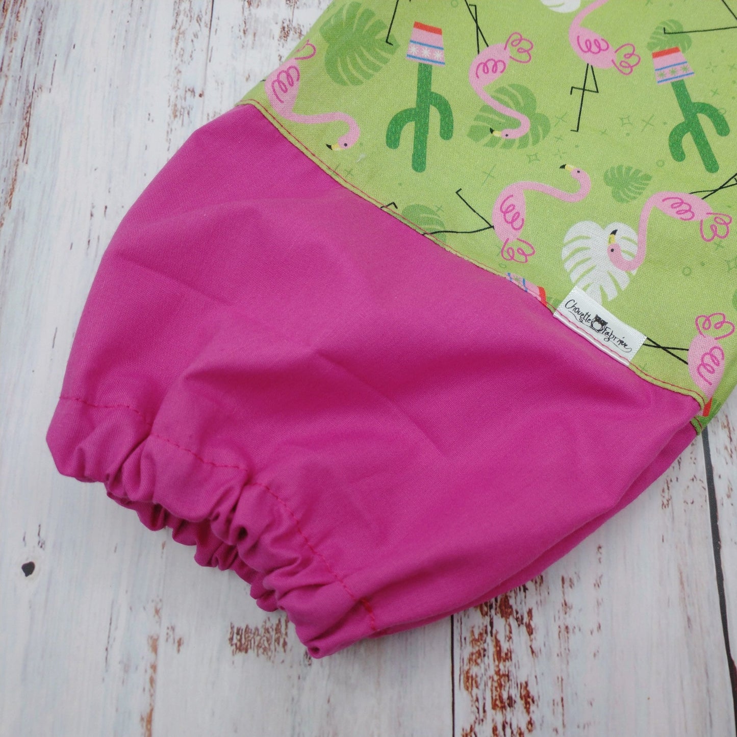 Sac "à sacs" de plastique (débarbouillettes, guenilles, etc.) - CAMPEURS/VR - Flamants Roses