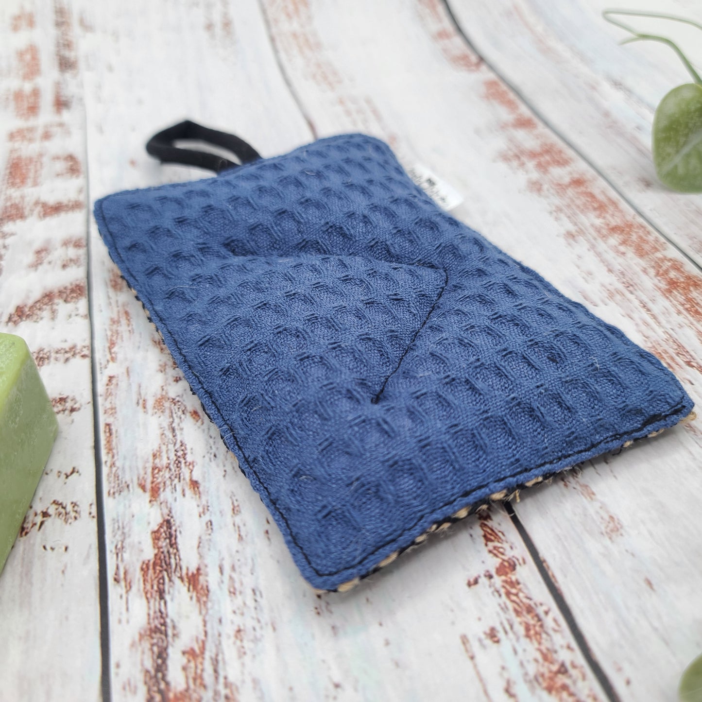 Éponge Réutilisable, Lavable et Compostable – Bleue
