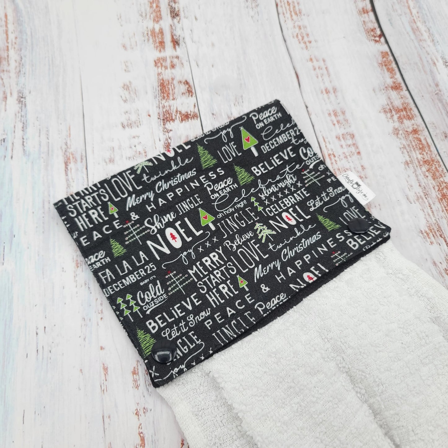 Essuie-mains - Serviette à mains - Cuisine/VR(Camping) - Serviette blanche - Noël