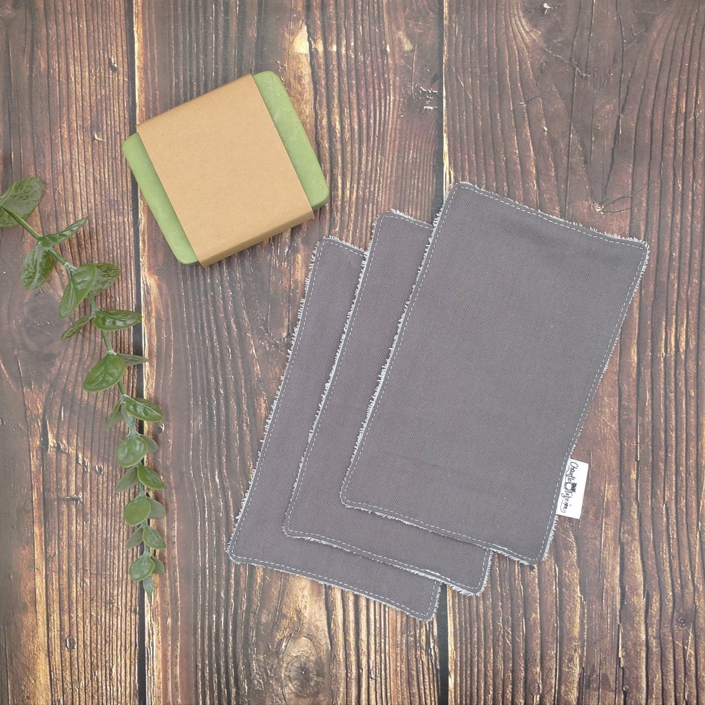 Lingettes démaquillantes - 3/Paquet - Grises