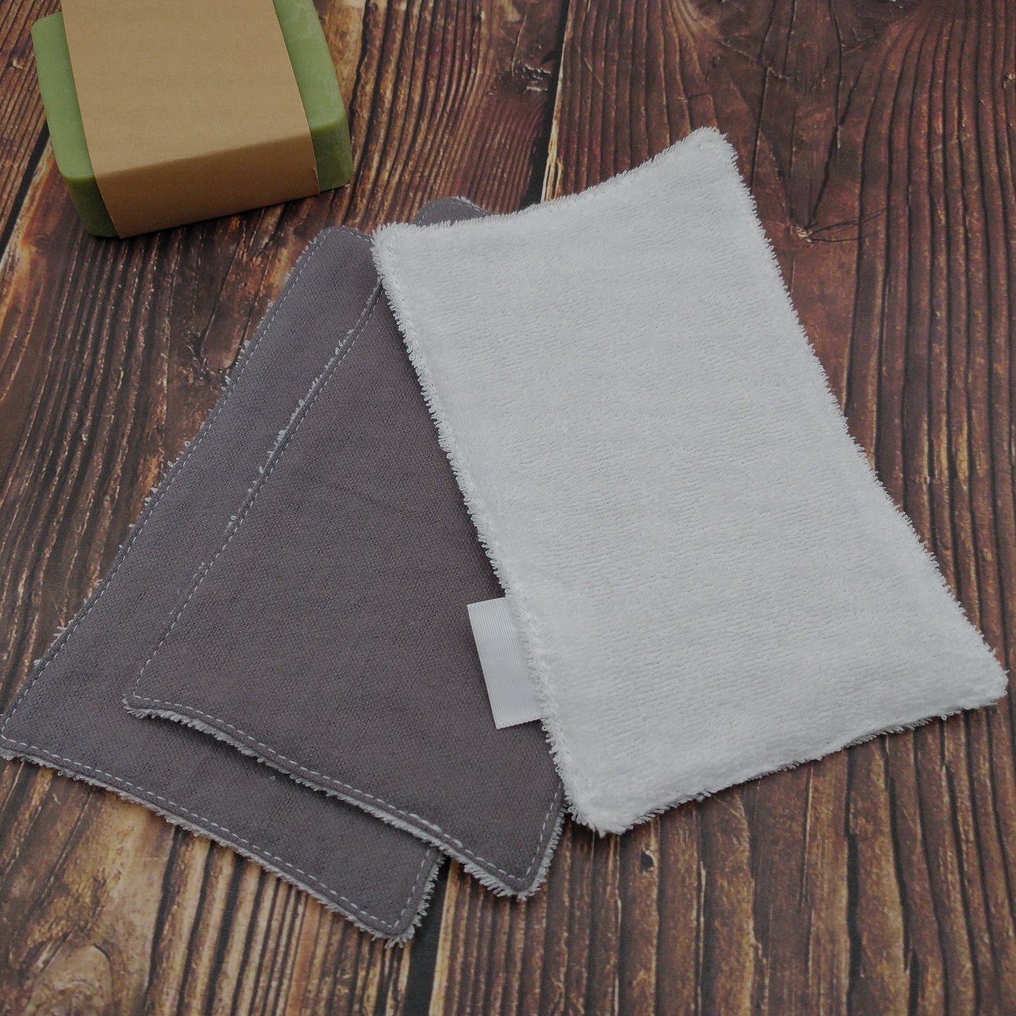 Lingettes démaquillantes - 3/Paquet - Grises