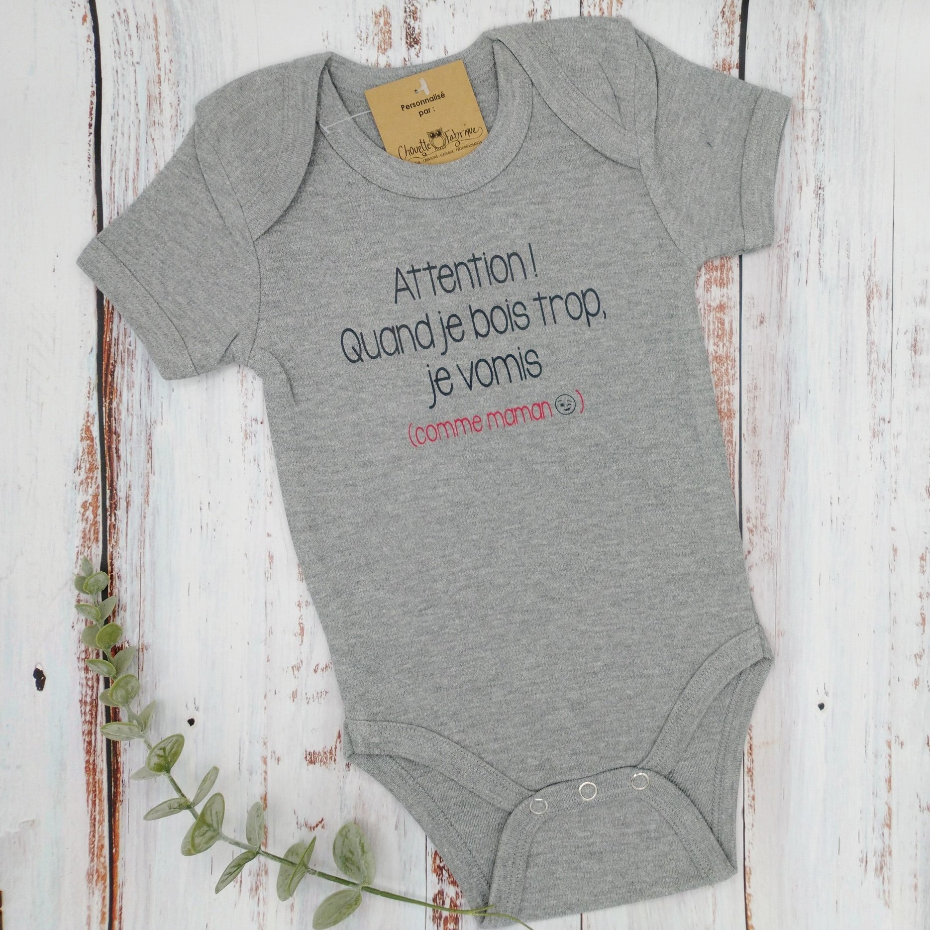 Cadeau Drôle Tata Body Bébé Bio Spreadshirt Message Humoristique