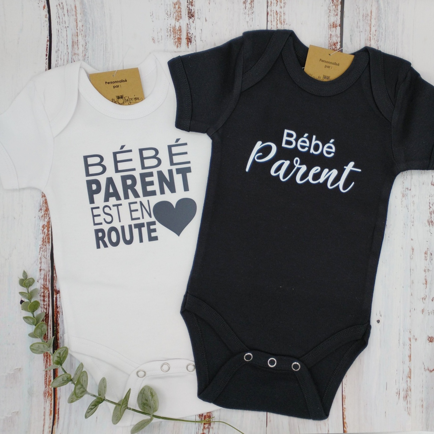 Cache-couche pour bébé - Bébé NOM - Lettres attachées