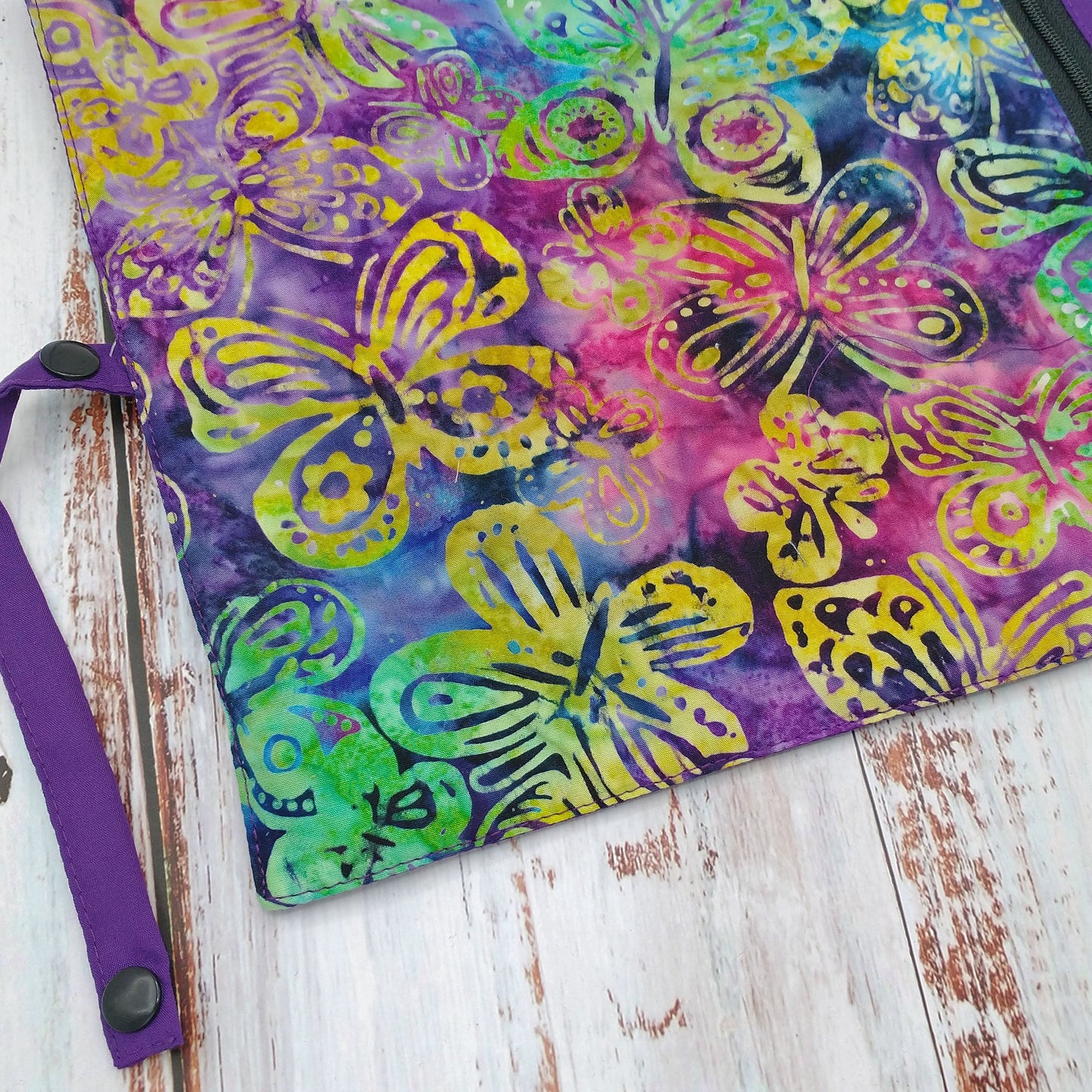 Napperon personnalise (Couleur d'impression au choix) - Papillon aquarelle - Pochette violet