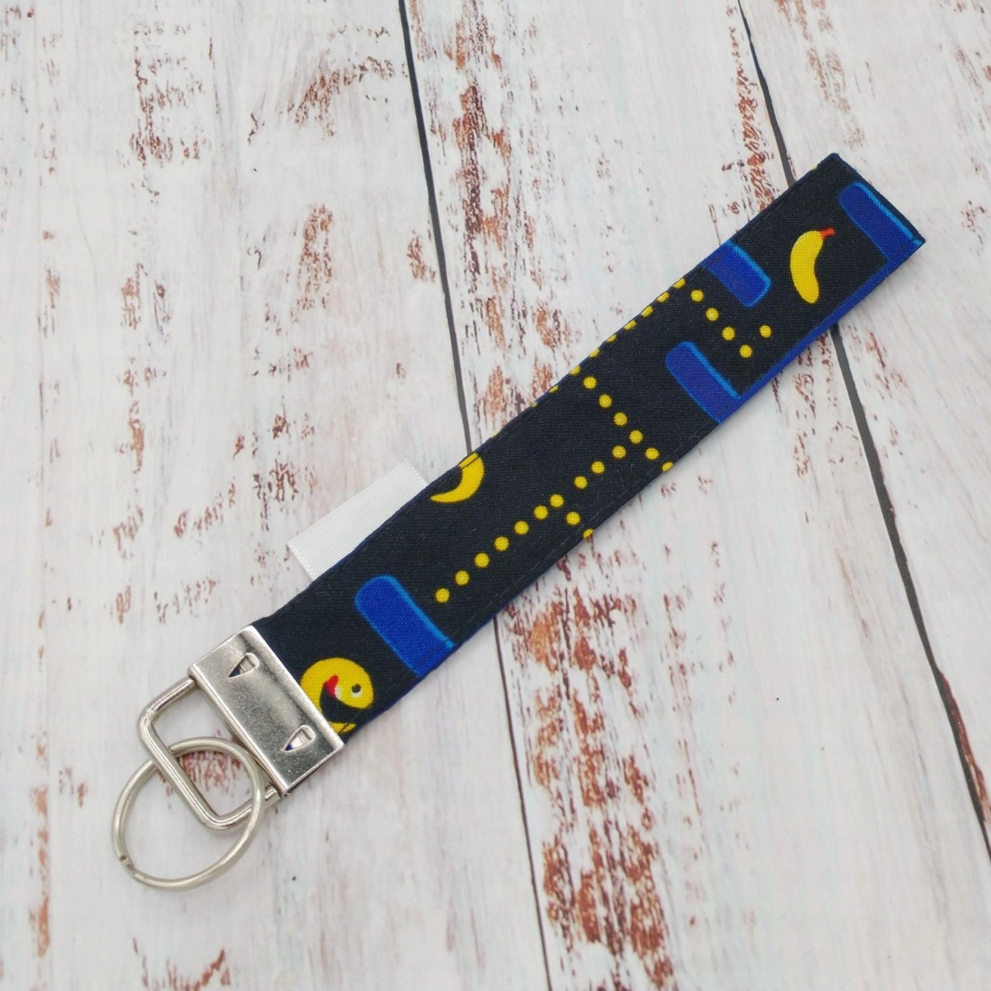 Porte-clé - PERSONNALISÉ- Dragonne - Poignet - Pac Man - Bande royale