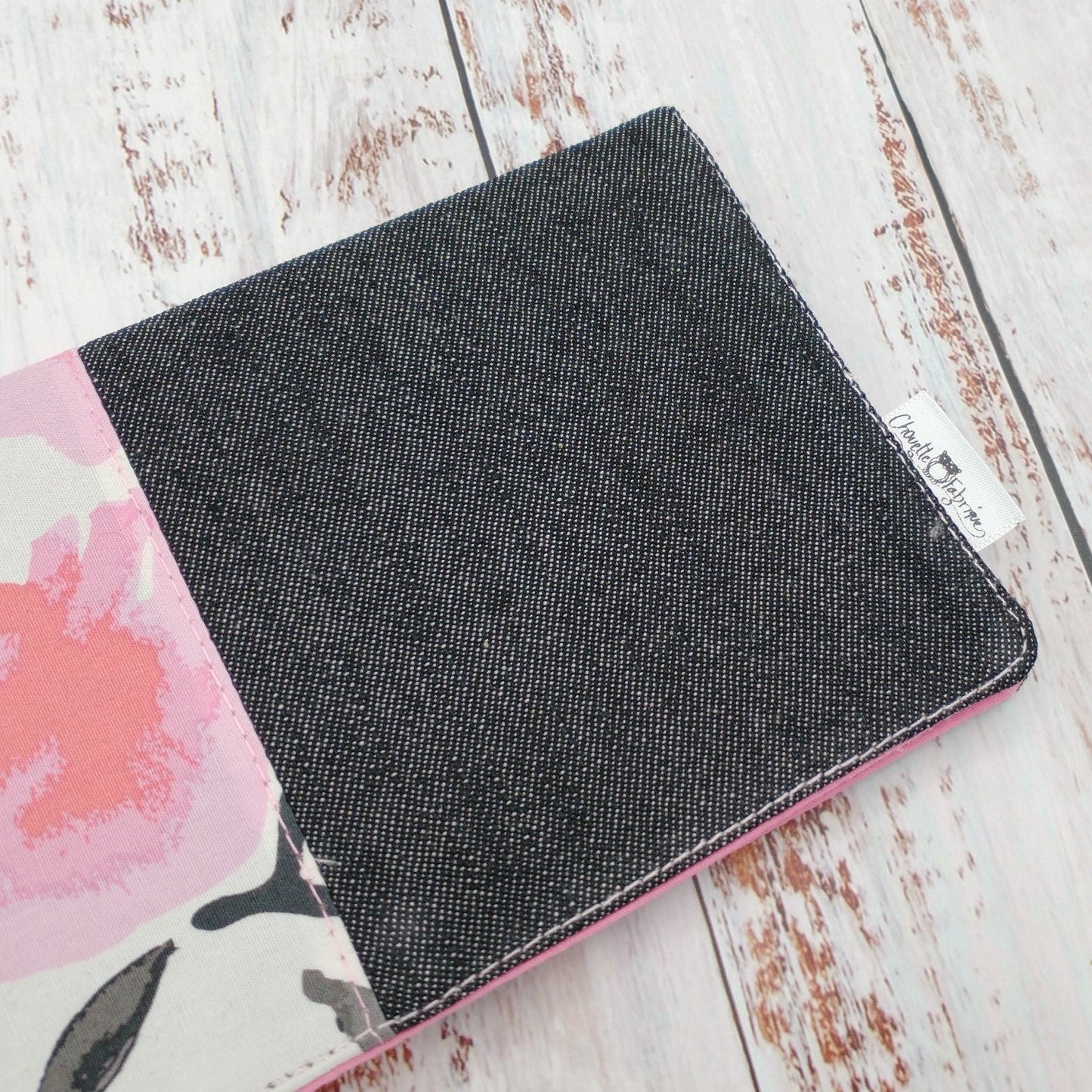 Protège-carnet de santé - Vaccination - Personnalisé - Fleurs - Rose pâle et corail (Blooms)
