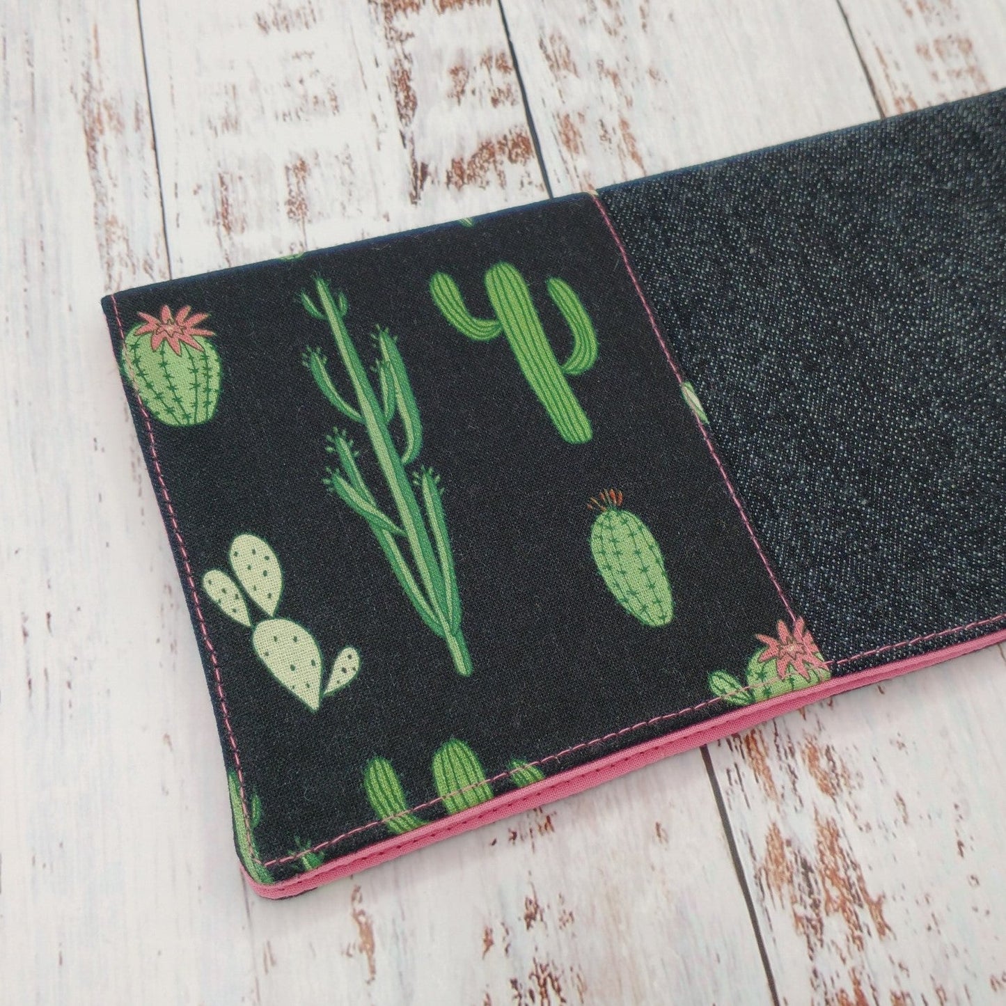 Protège-carnet de santé - Vaccination - Personnalisé - Fleurs - Cactus