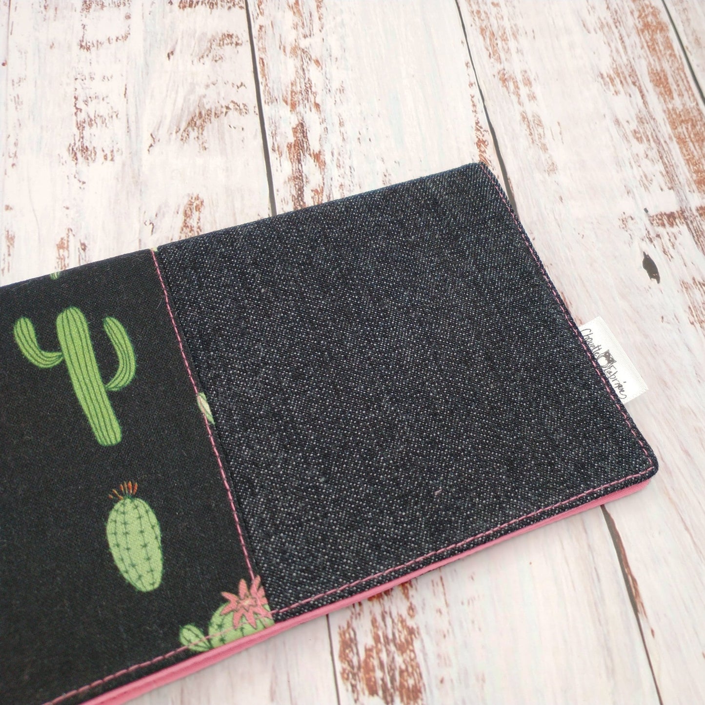 Protège-carnet de santé - Vaccination - Personnalisé - Fleurs - Cactus