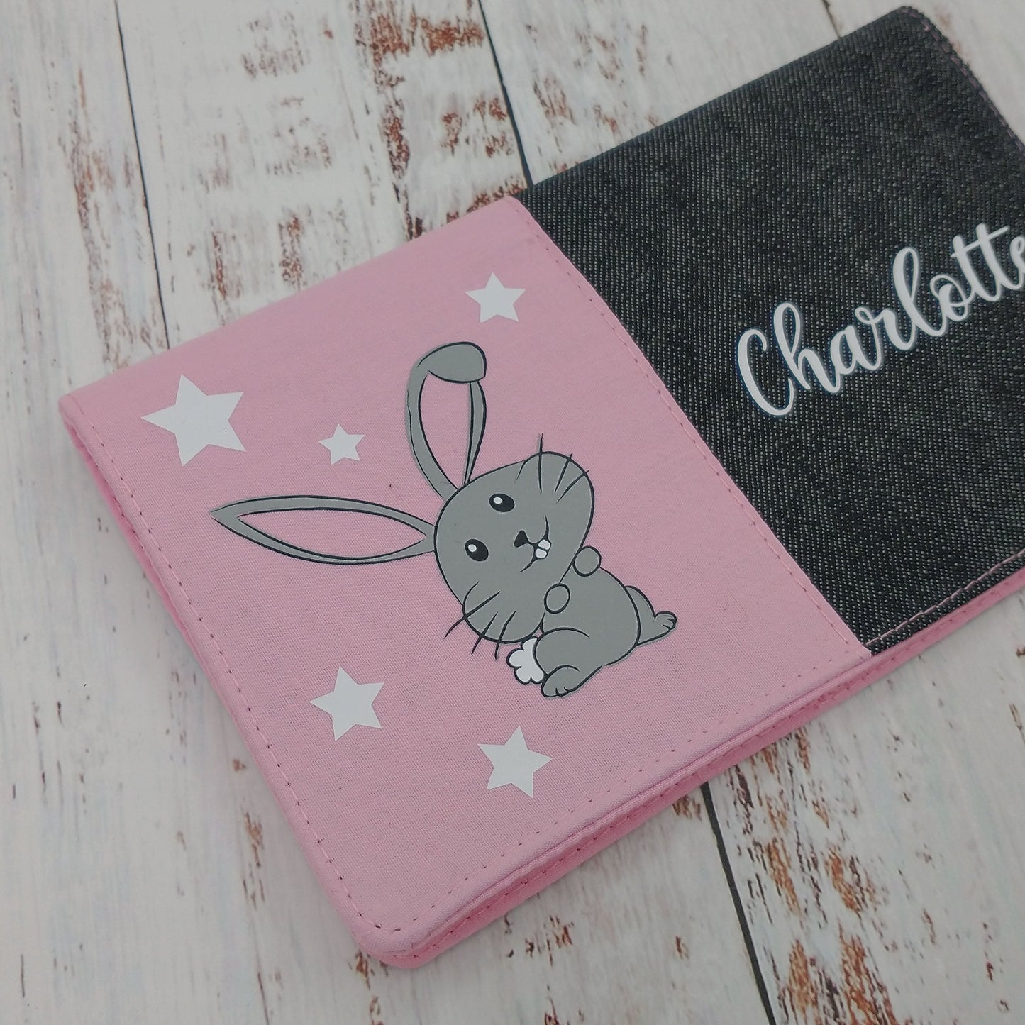 Protège-carnet de santé - Vaccination - Personnalisé - Animaux - Imprimé - Lapin