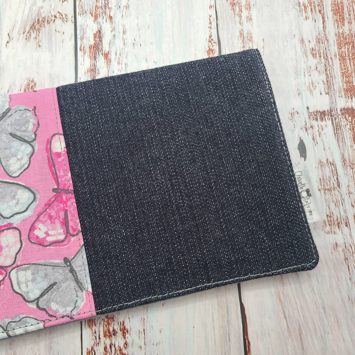 Protège-carnet de santé - Vaccination - Personnalisé - Insectes - Papillons Roses/Gris