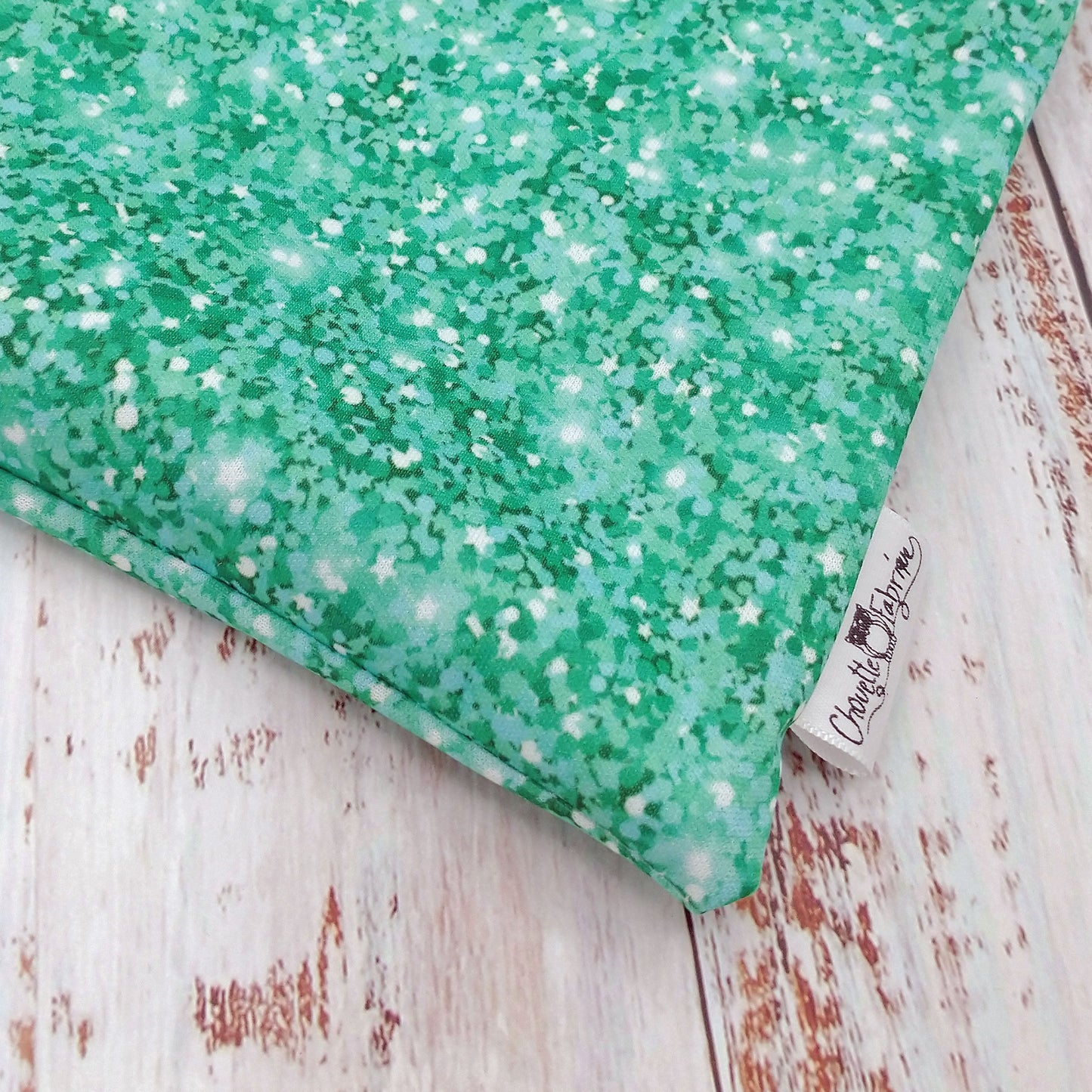 Sac réutilisable pour collation ou sandwich – Étincelles turquoises