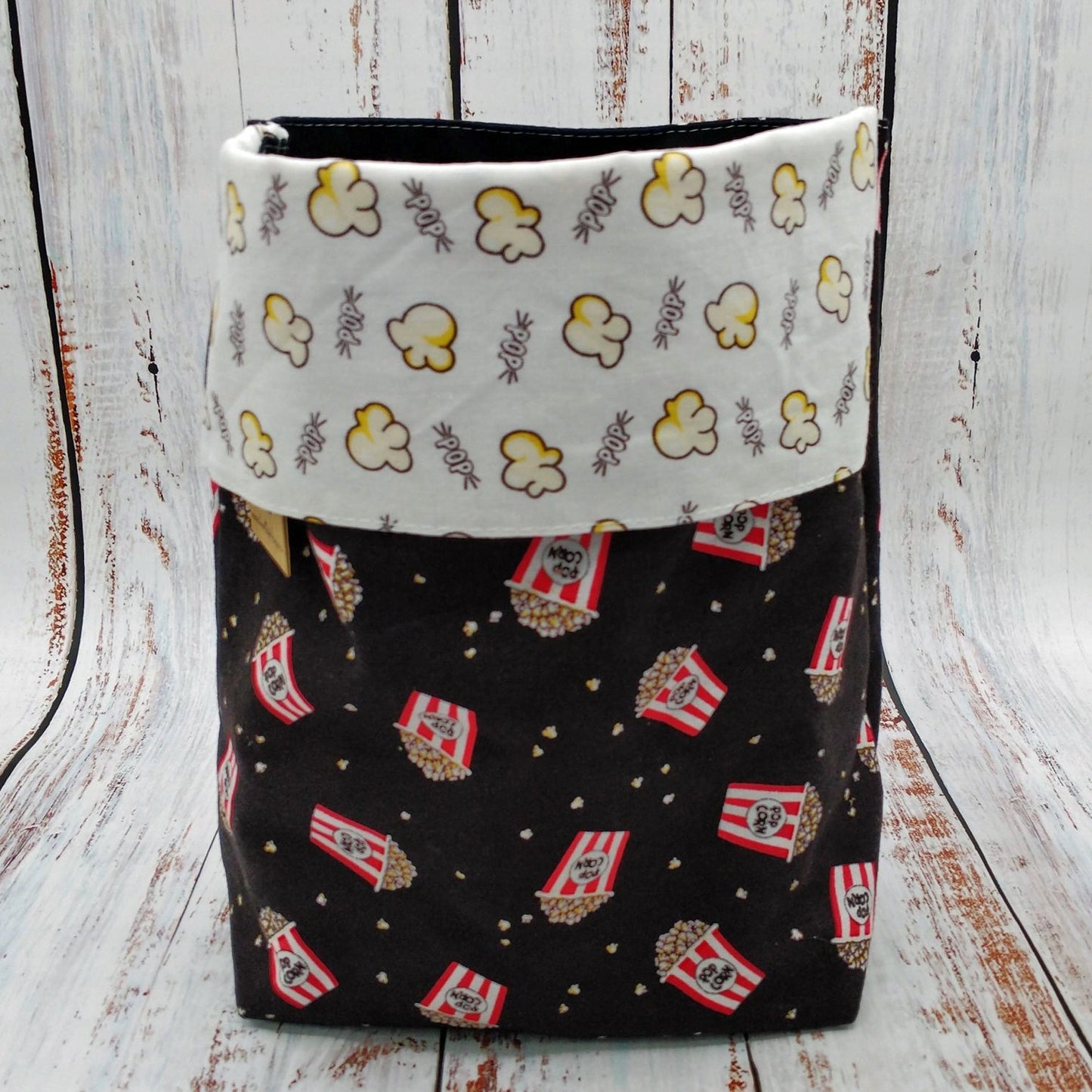 Sac à pop corn réutilisable - Sac à maïs à éclater lavable - Va au micro-ondes / Transformable