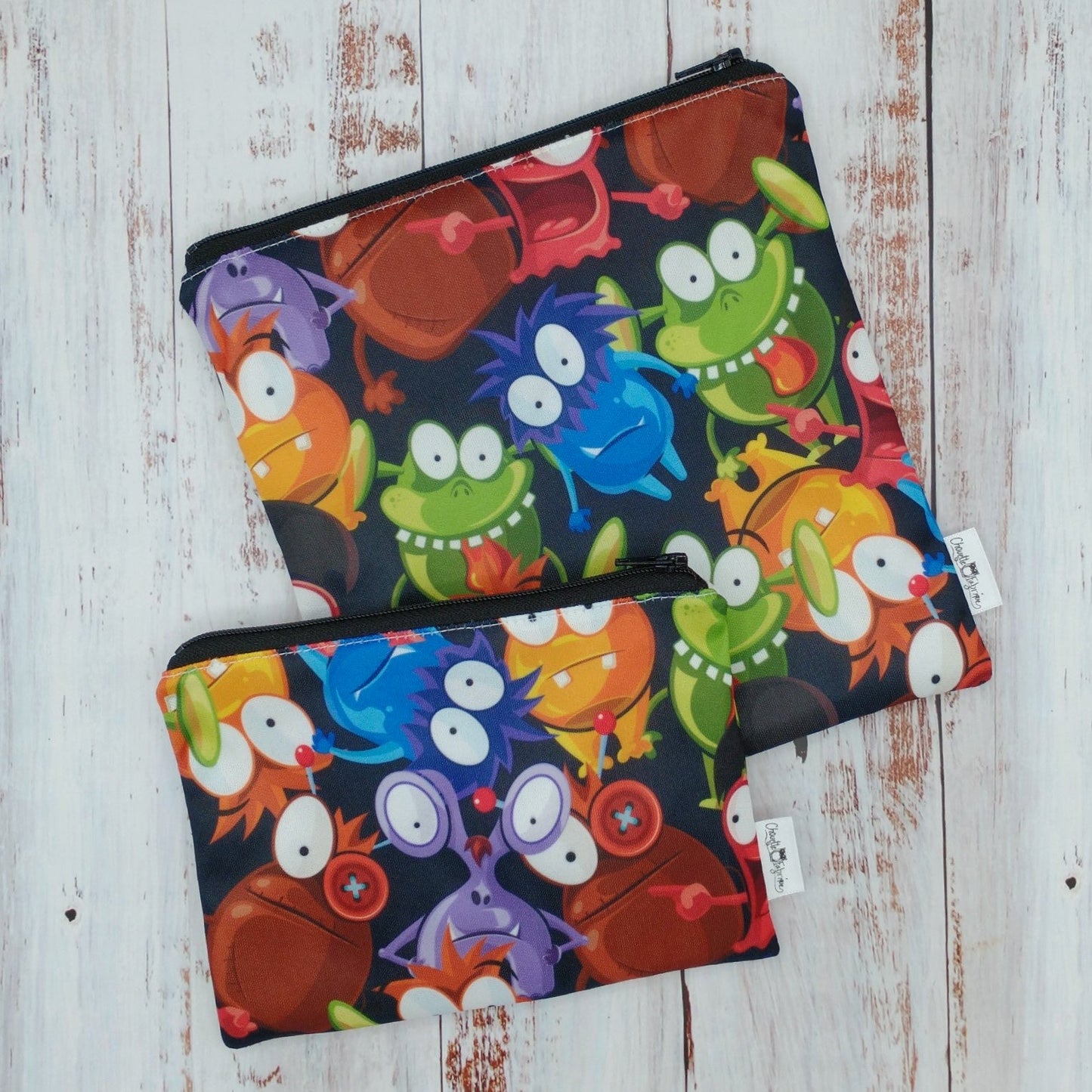Sac réutilisable pour collation ou sandwich – Créatures Drôles