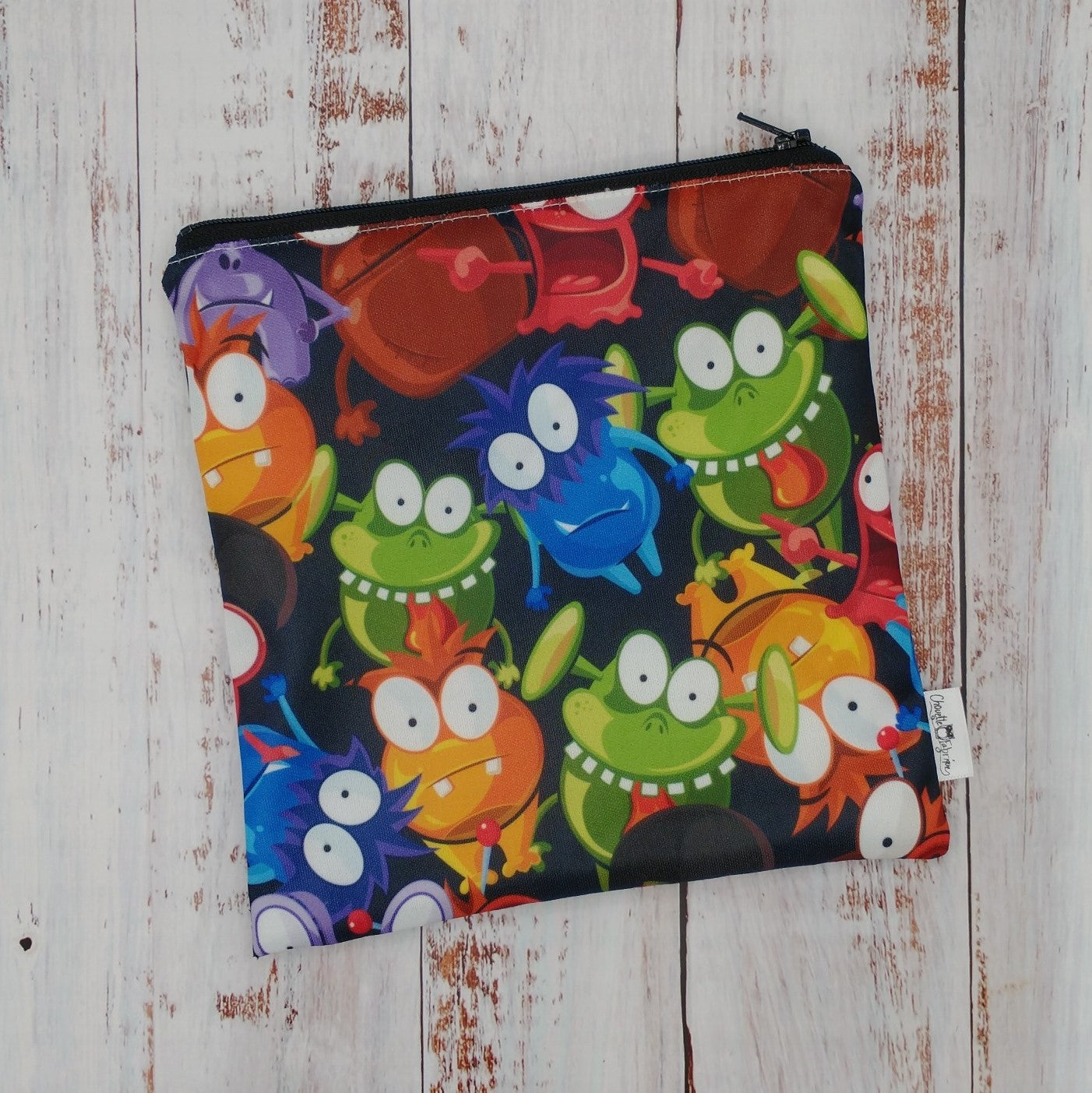 Sac réutilisable pour collation ou sandwich – Créatures Drôles