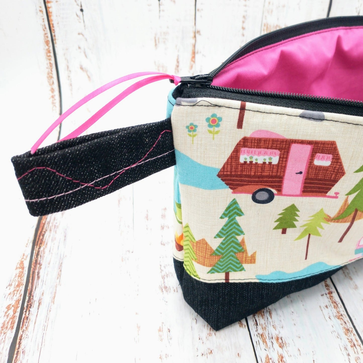 Trousse de voyage - Sac à cosmétiques/maquillage - Étui à crayons - Camping - Tentes et Roulottes