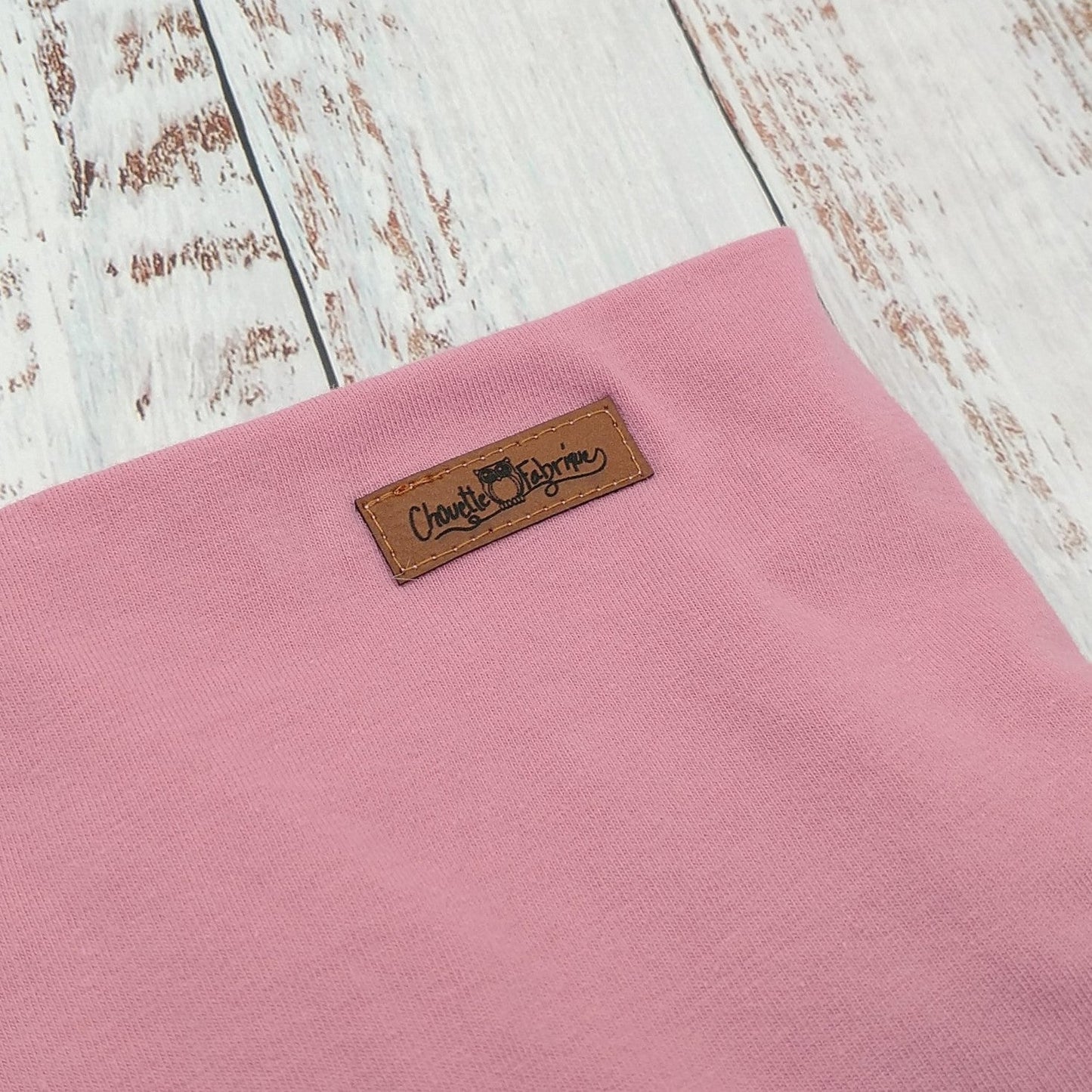 ENFANT - Cache-Cou (JERSEY) Printemps/Automne – Rose antique