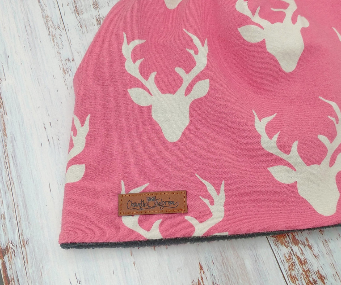 ENFANT - Tuque Hiver (POLAR) Pompon amovible - Panaches - Rose