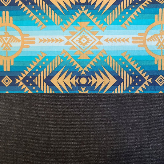 Trousse de voyage - Sac à cosmétiques/maquillage - Étui à crayons - Motifs aztèques